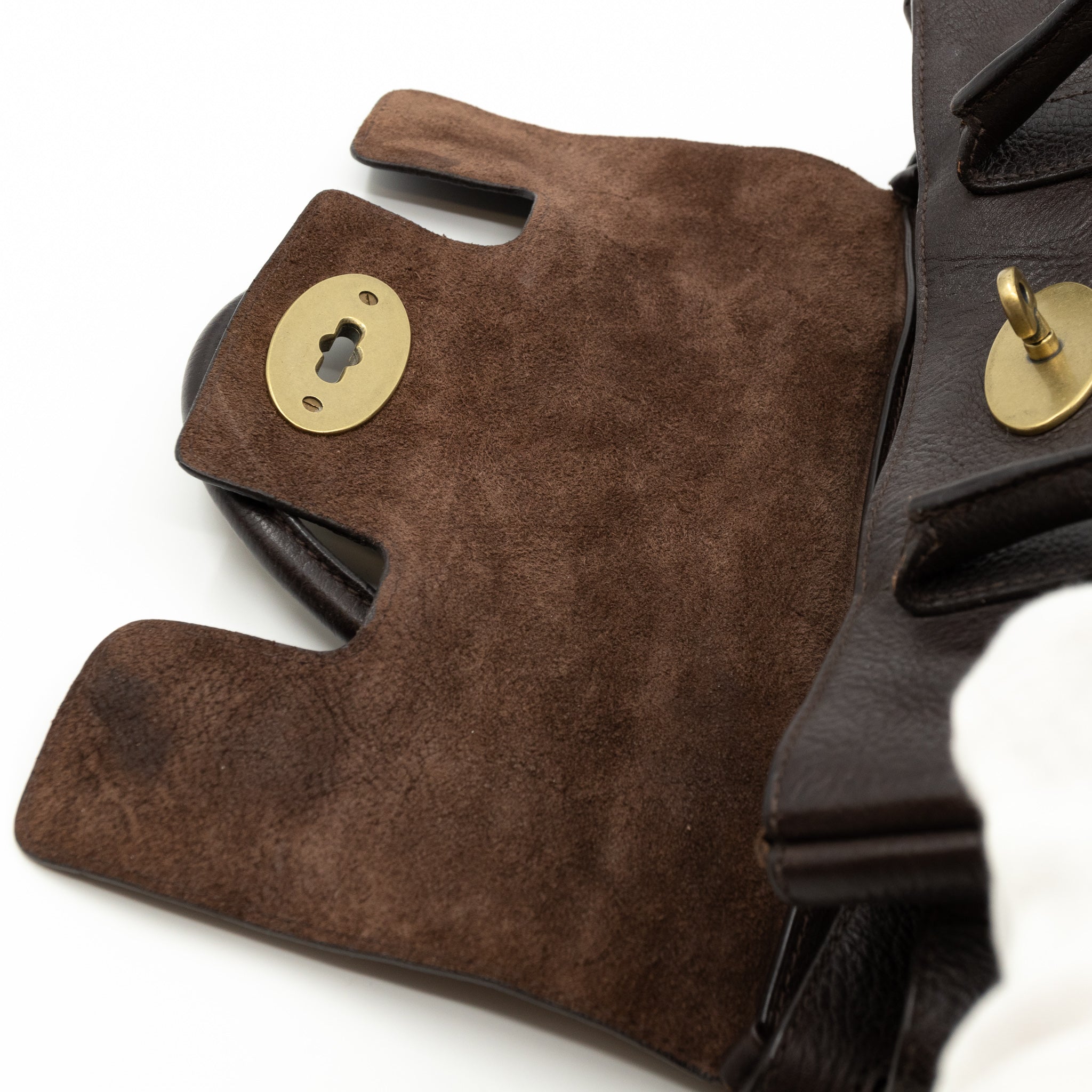 Small Bayswater Chocolate Leather