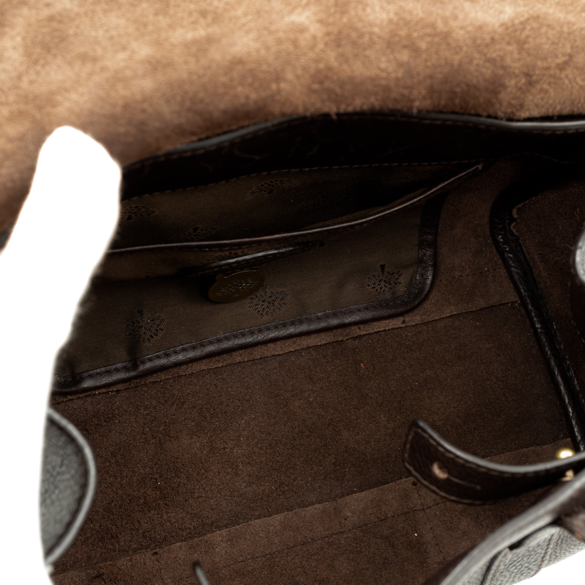 Small Bayswater Chocolate Leather