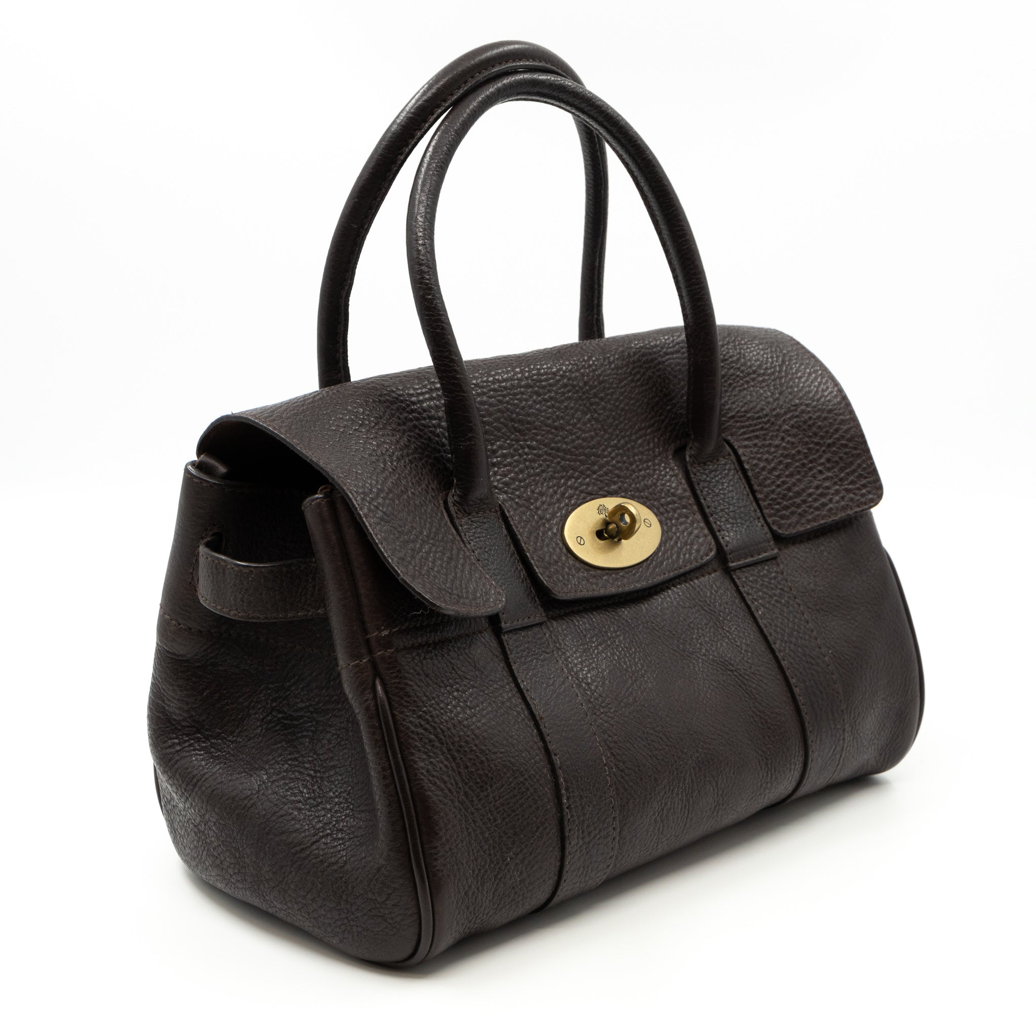 Small Bayswater Chocolate Leather