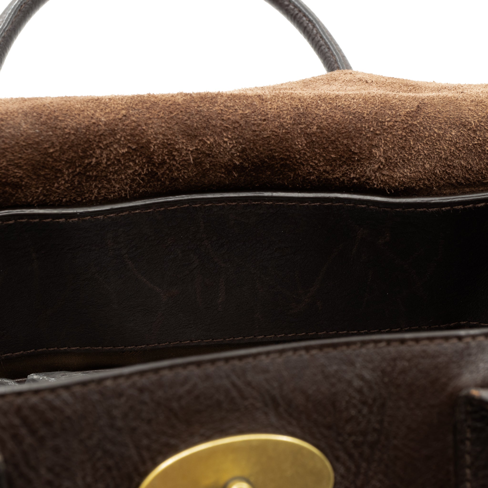 Small Bayswater Chocolate Leather