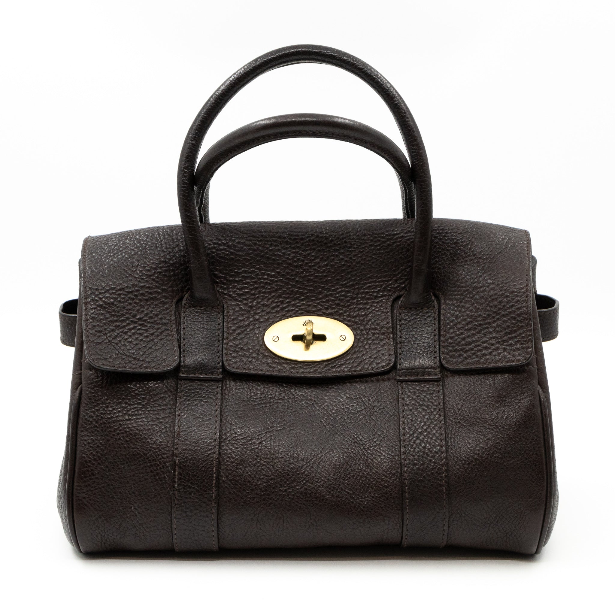 Small Bayswater Chocolate Leather