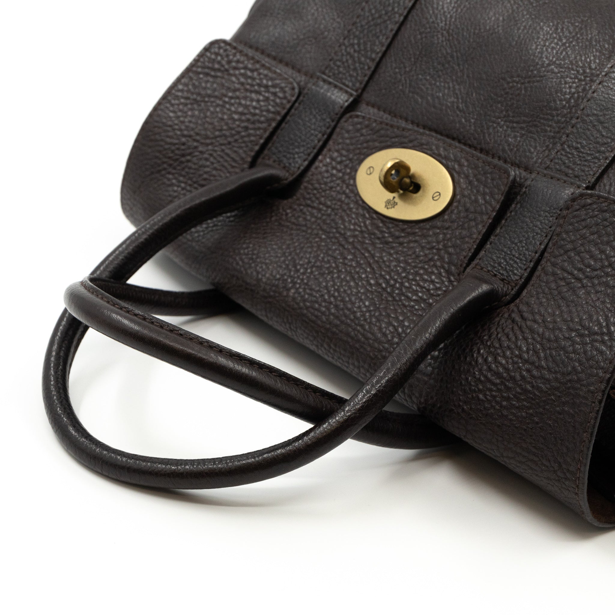 Small Bayswater Chocolate Leather