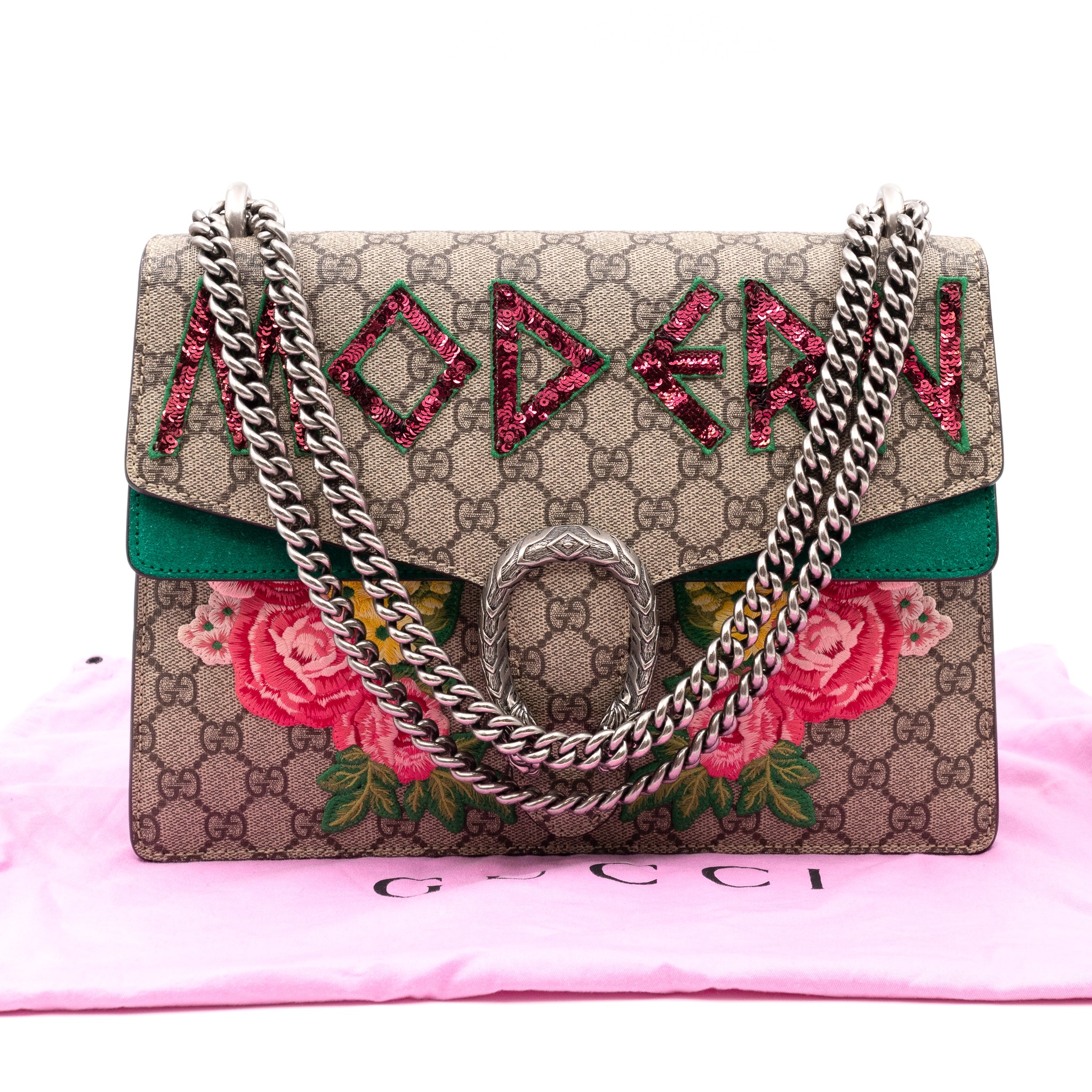 Dionysus Medium GG Supreme Modern Embroidered