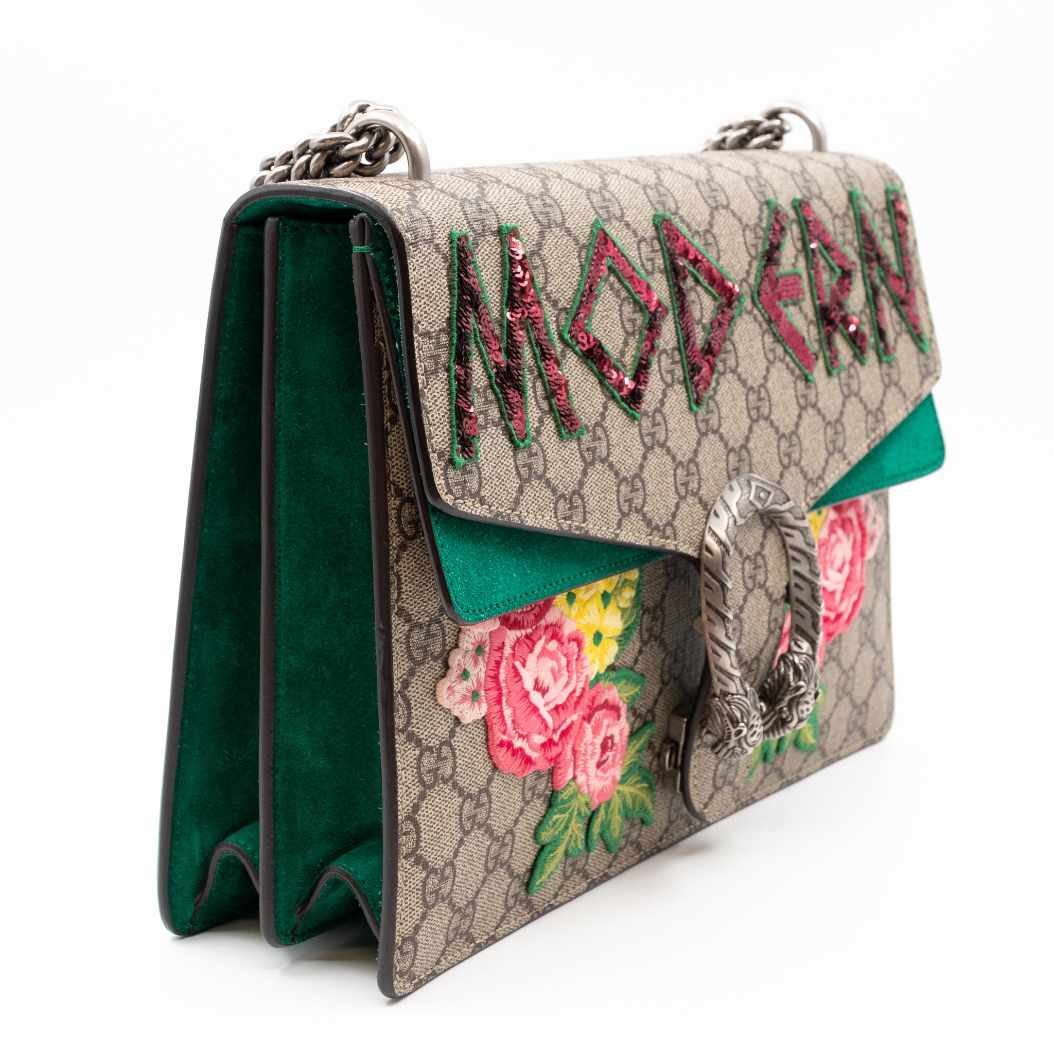 Dionysus Medium GG Supreme Modern Embroidered