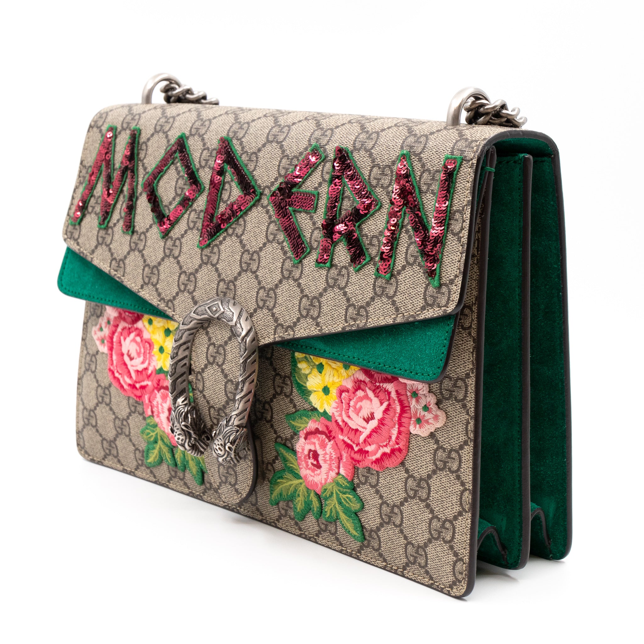 Dionysus Medium GG Supreme Modern Embroidered