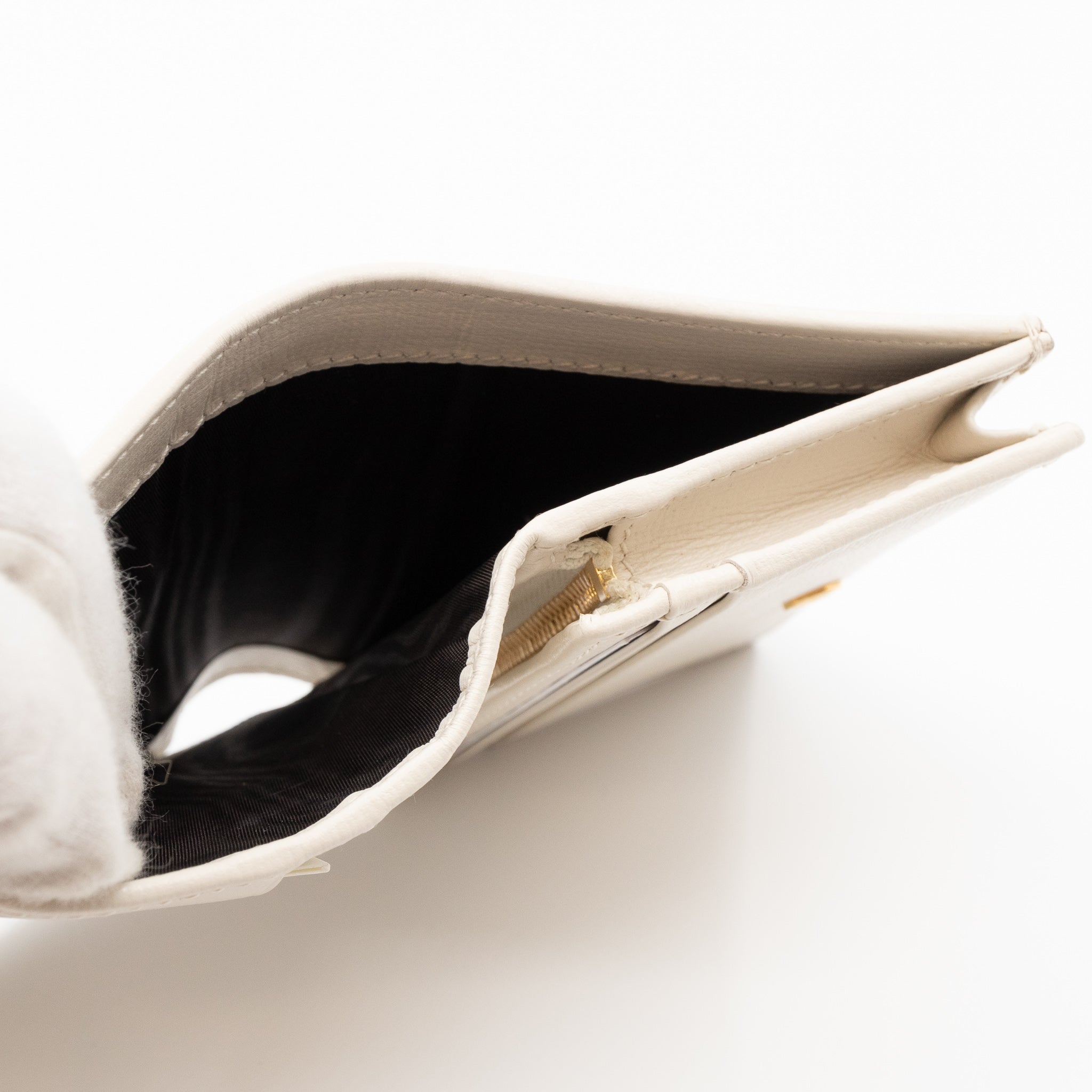 Horsebit 1955 Card Case GG Supreme White