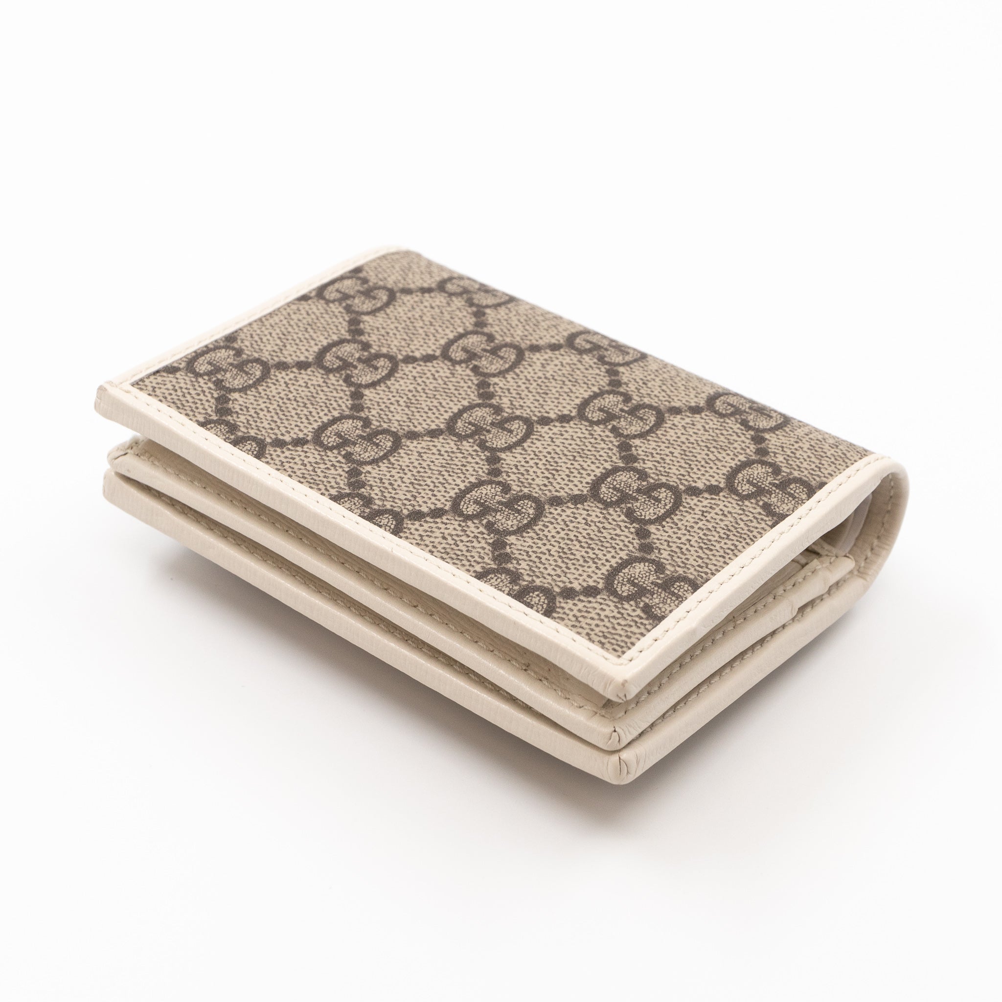 Horsebit 1955 Card Case GG Supreme White