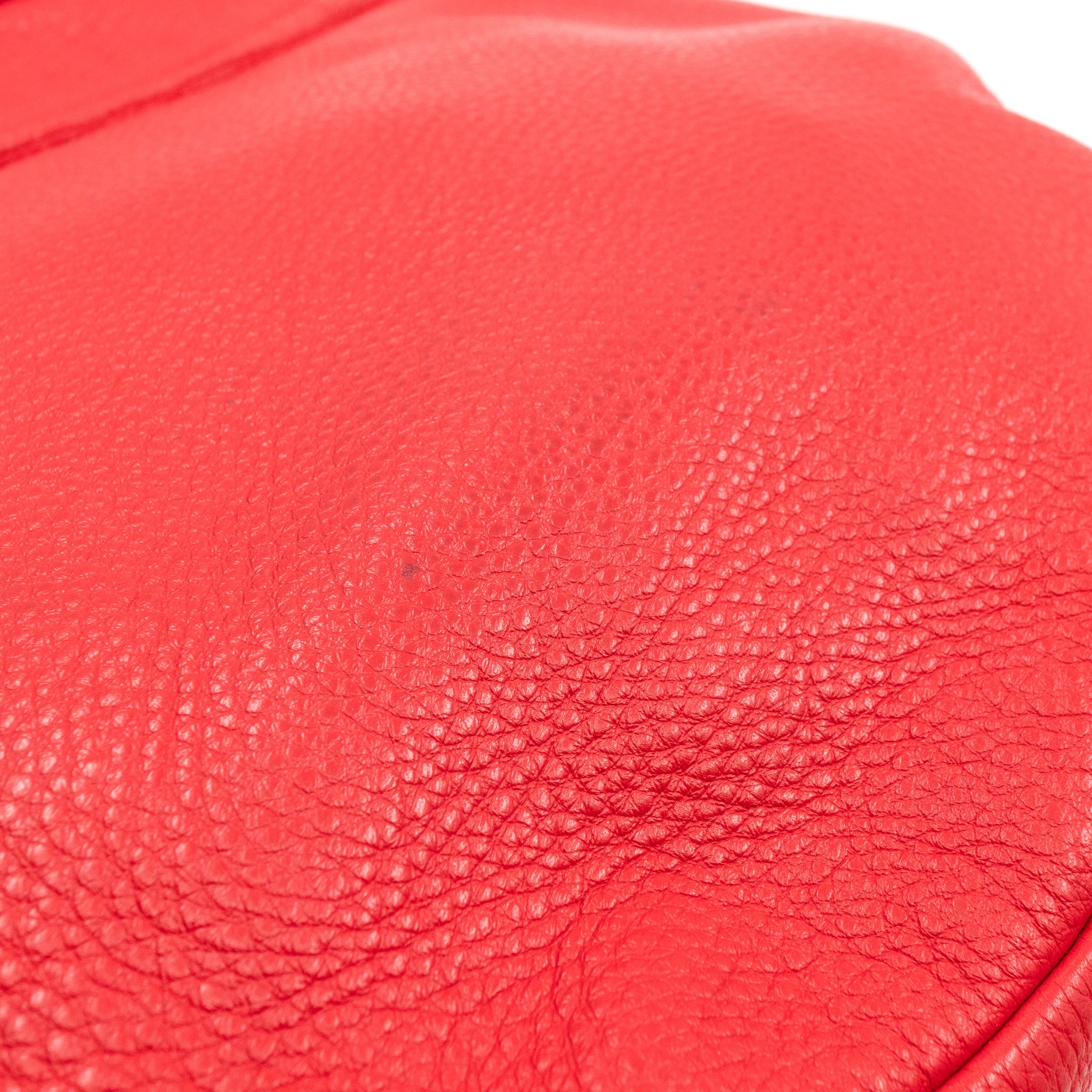 Effie Satchel Red Leather