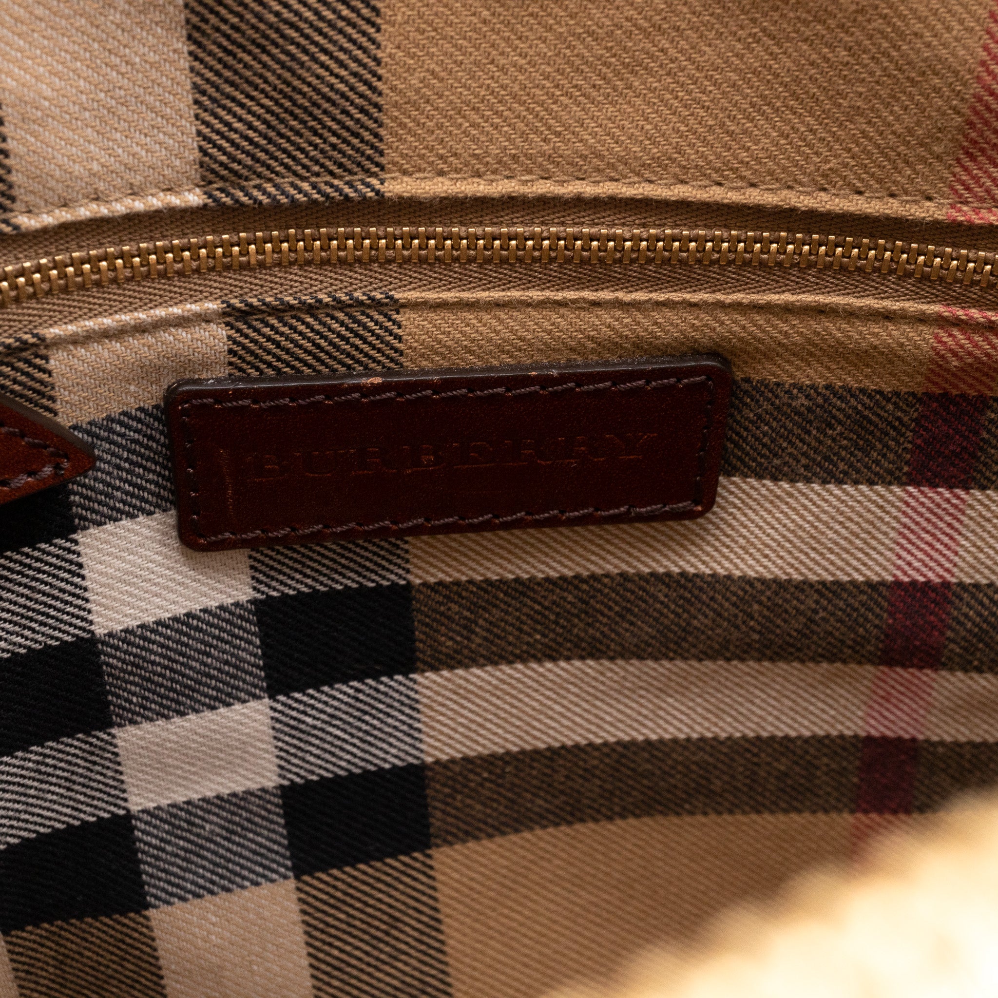 Bridle Handbag Brown Leather