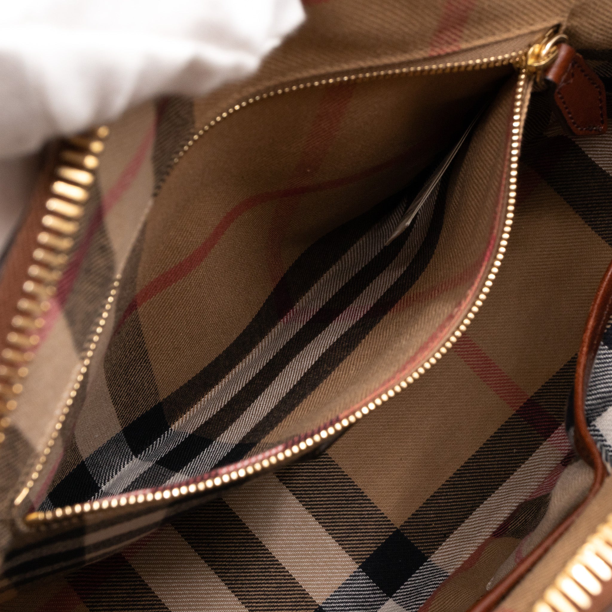 Bridle Handbag Brown Leather