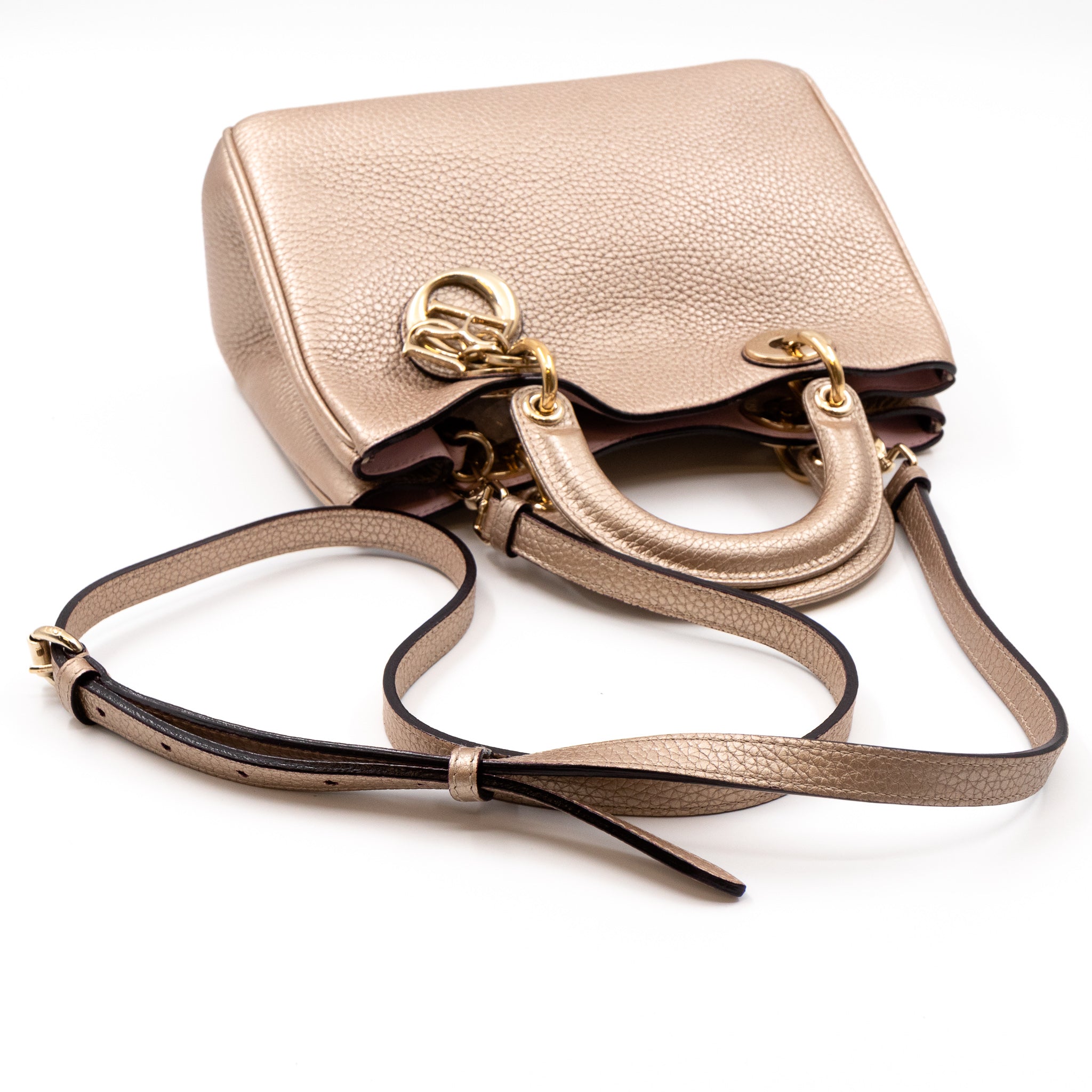 Diorissimo Mini Champagne Leather