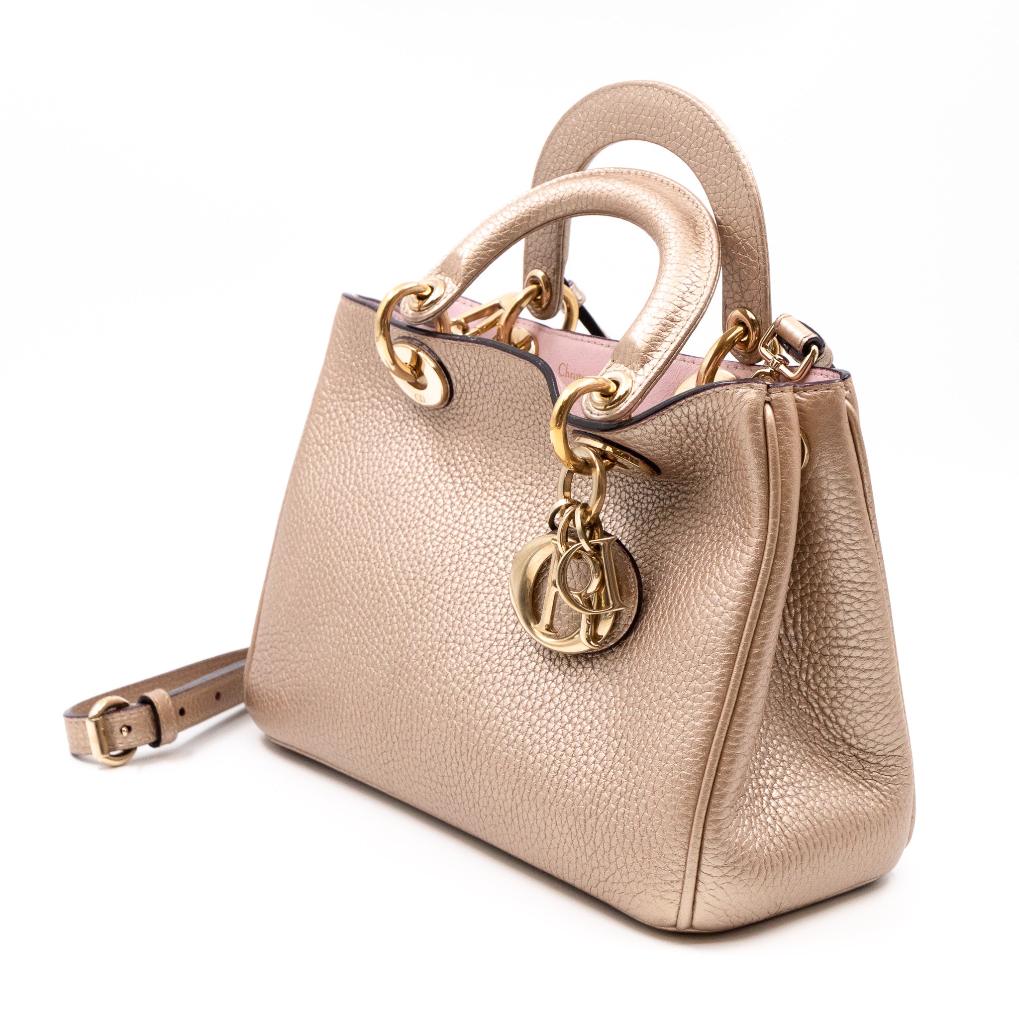 Diorissimo Mini Champagne Leather