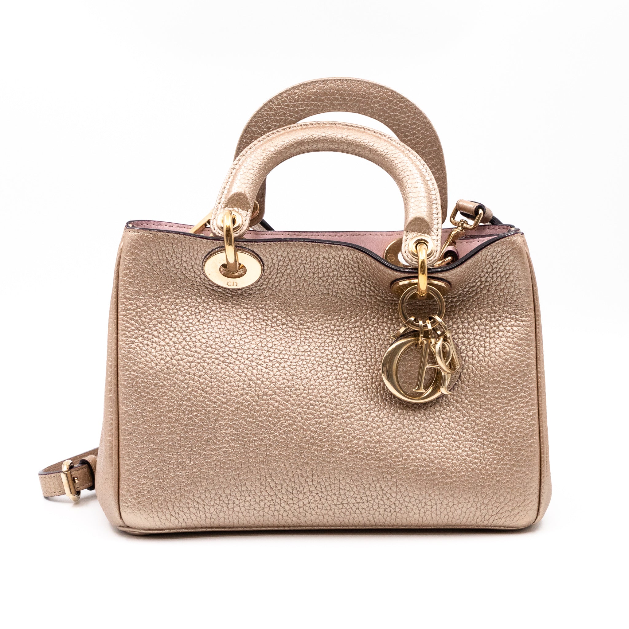 Diorissimo Mini Champagne Leather