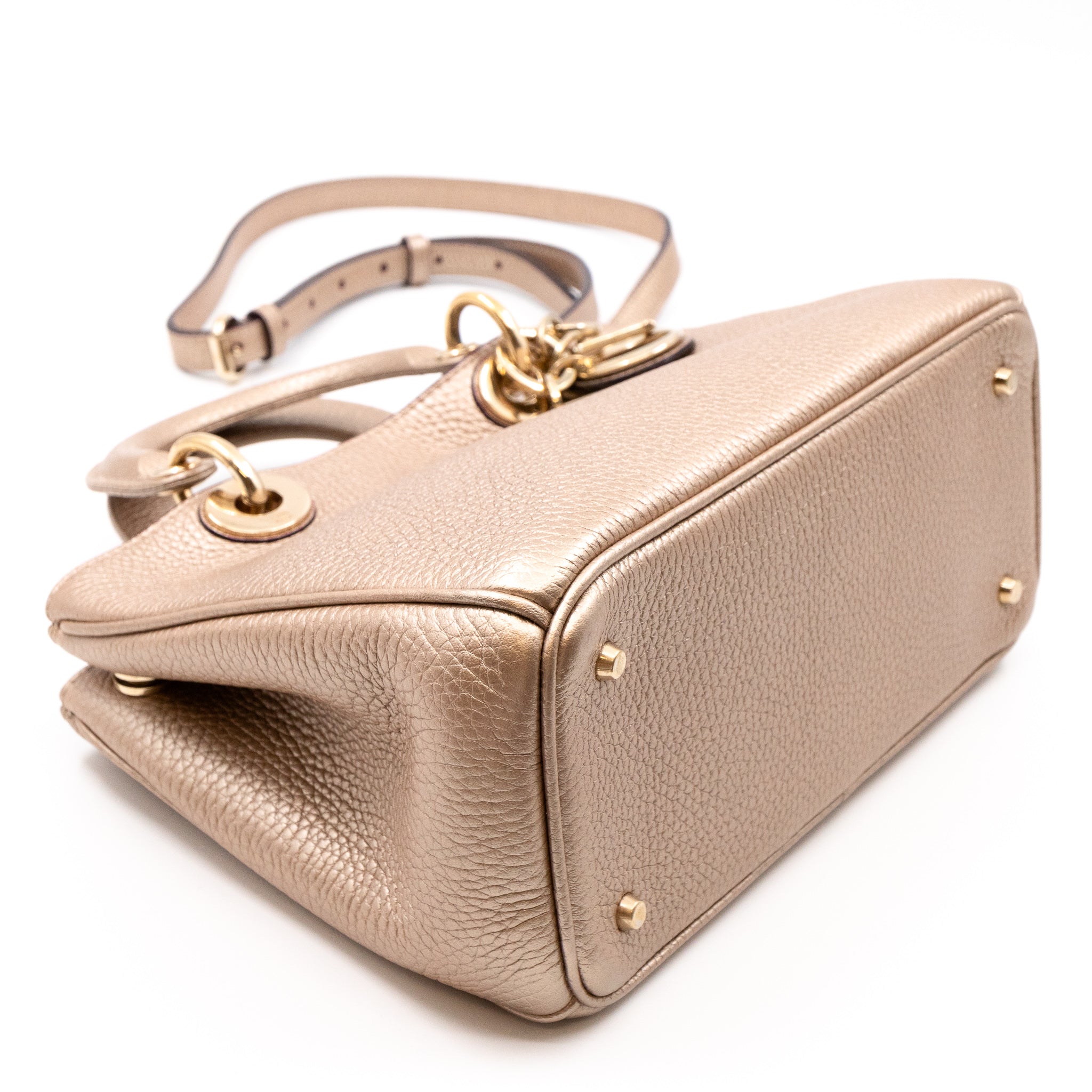 Diorissimo Mini Champagne Leather