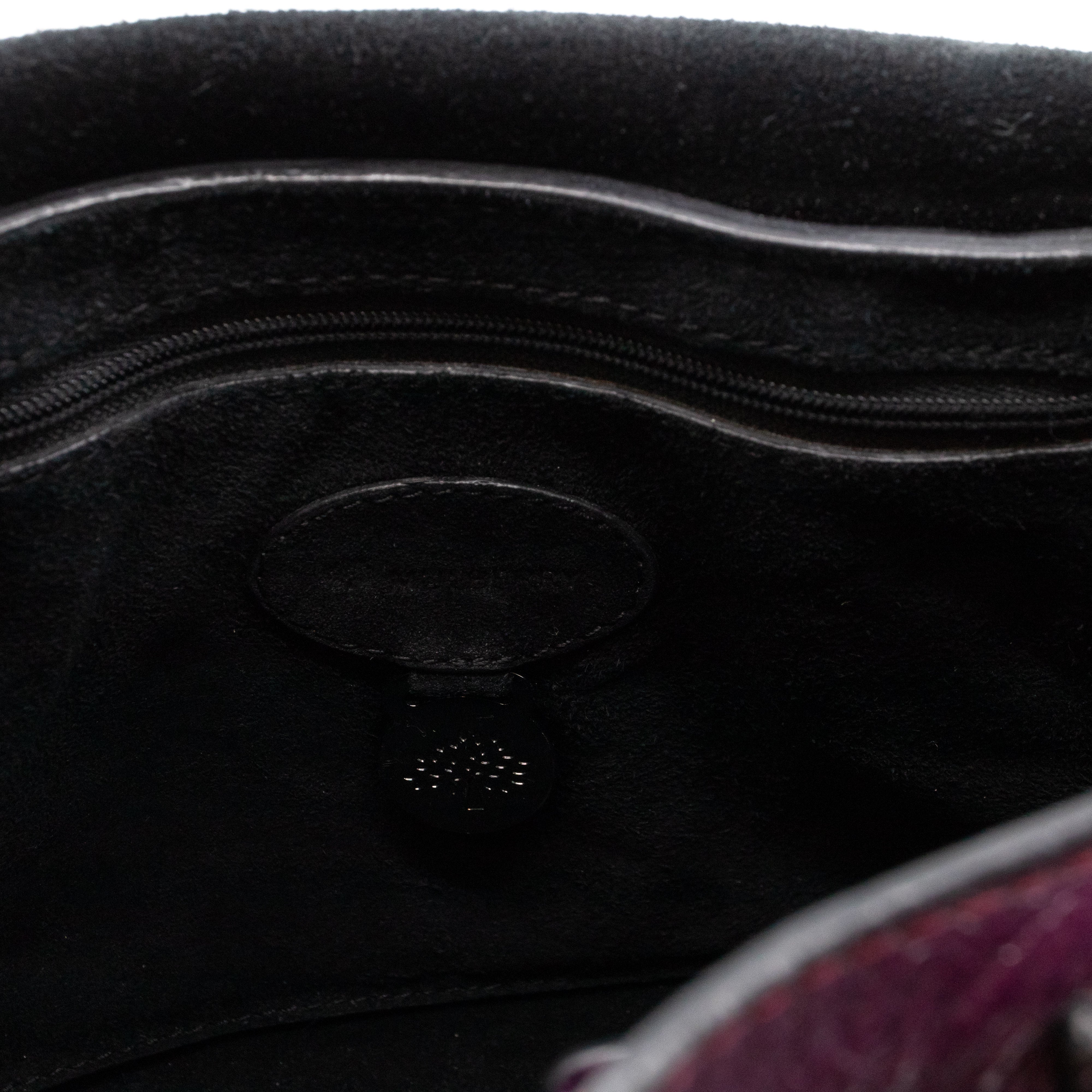 Small Bayswater Red Onion Patent Leather