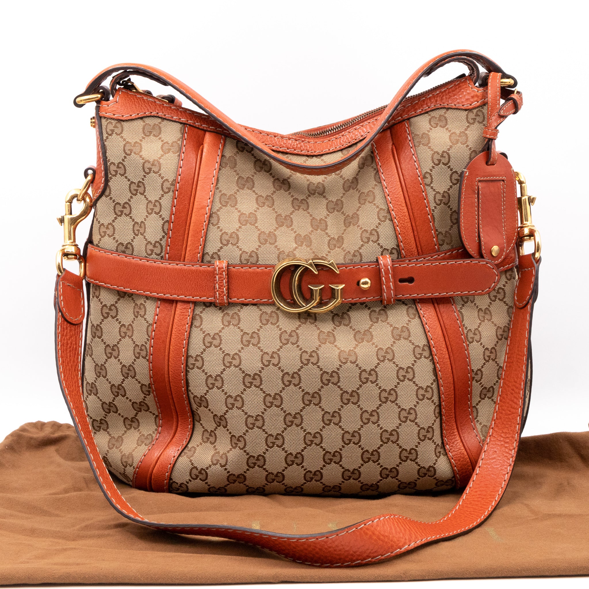GG Running Hobo Bag Orange