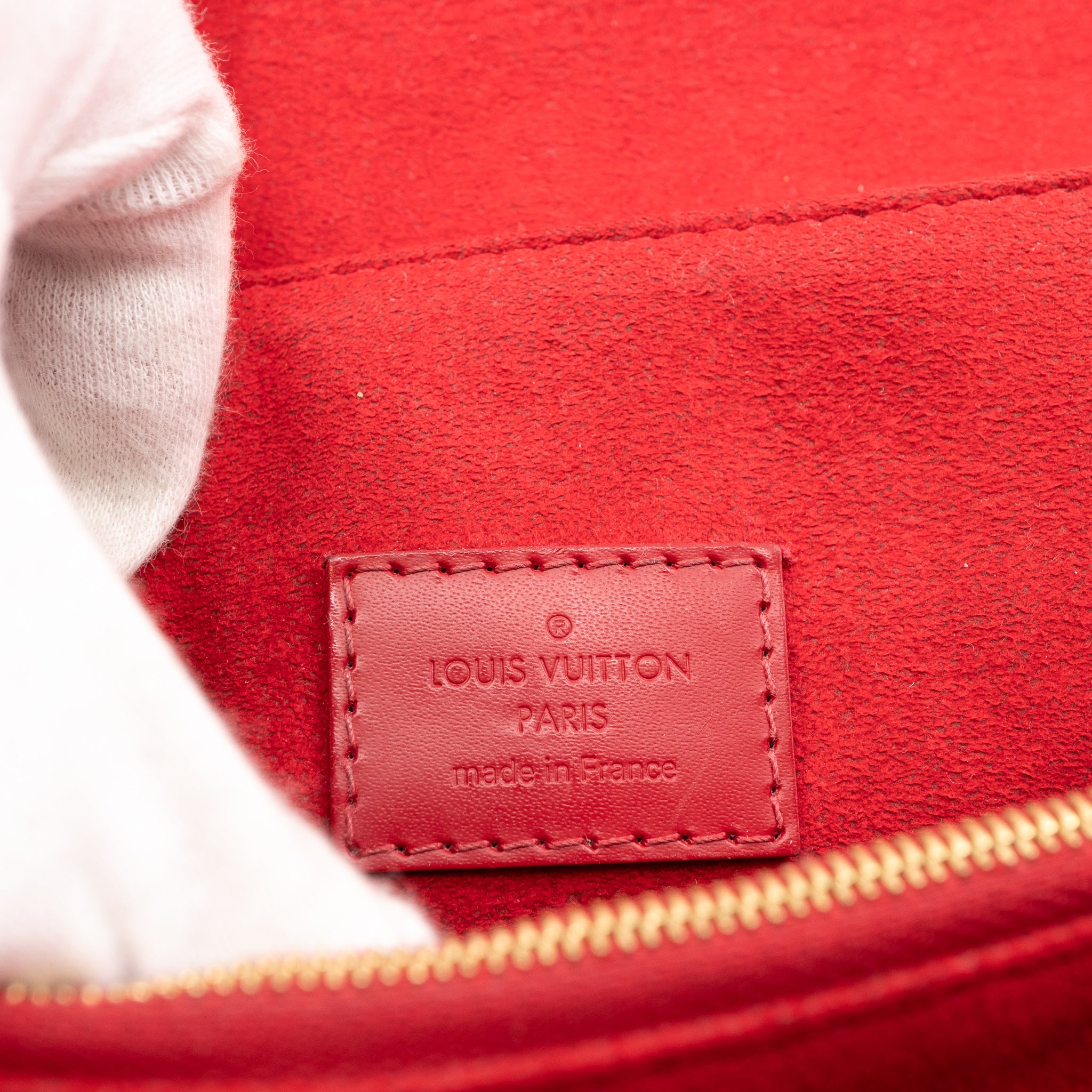 Caissa Chain Clutch Damier Ebene