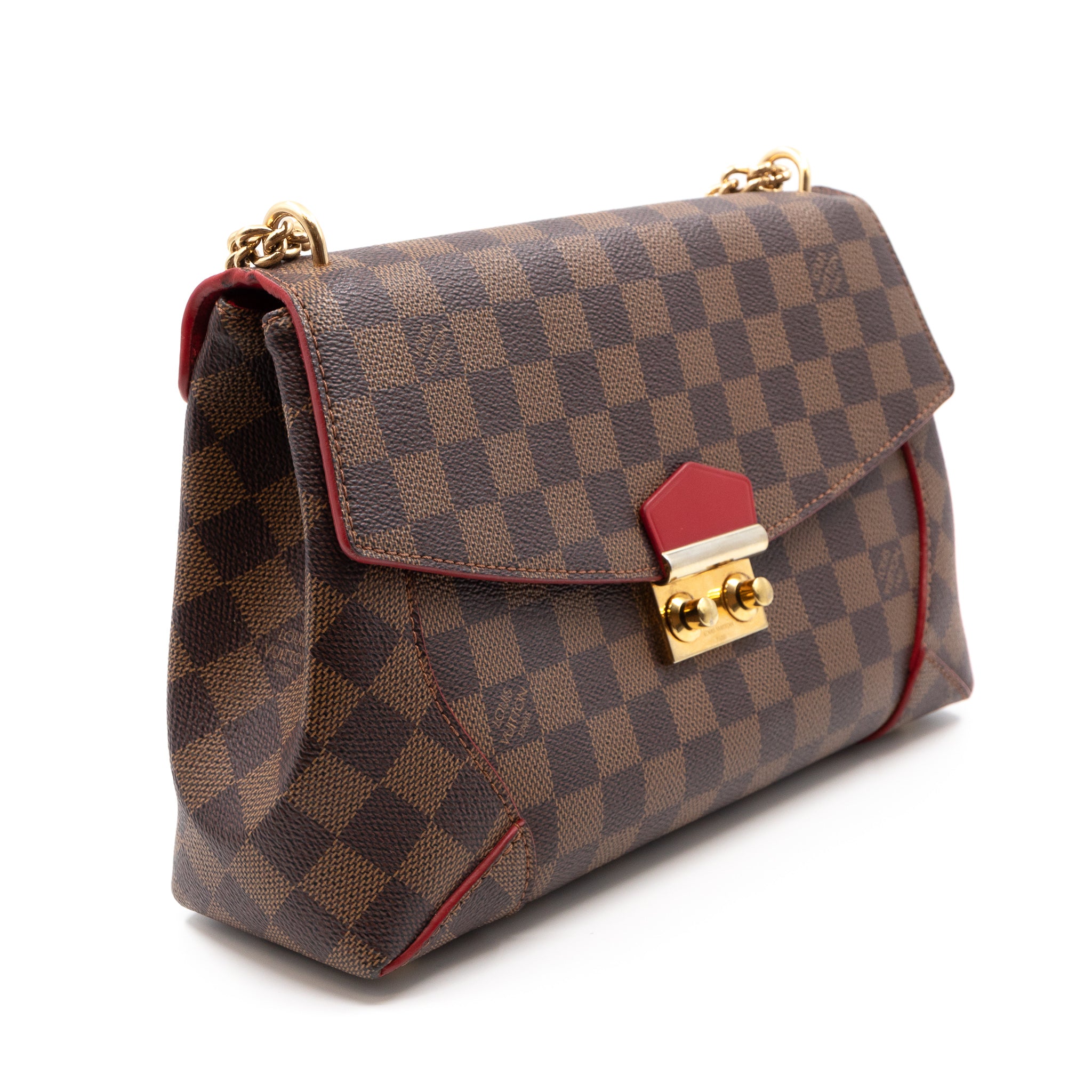 Caissa Chain Clutch Damier Ebene