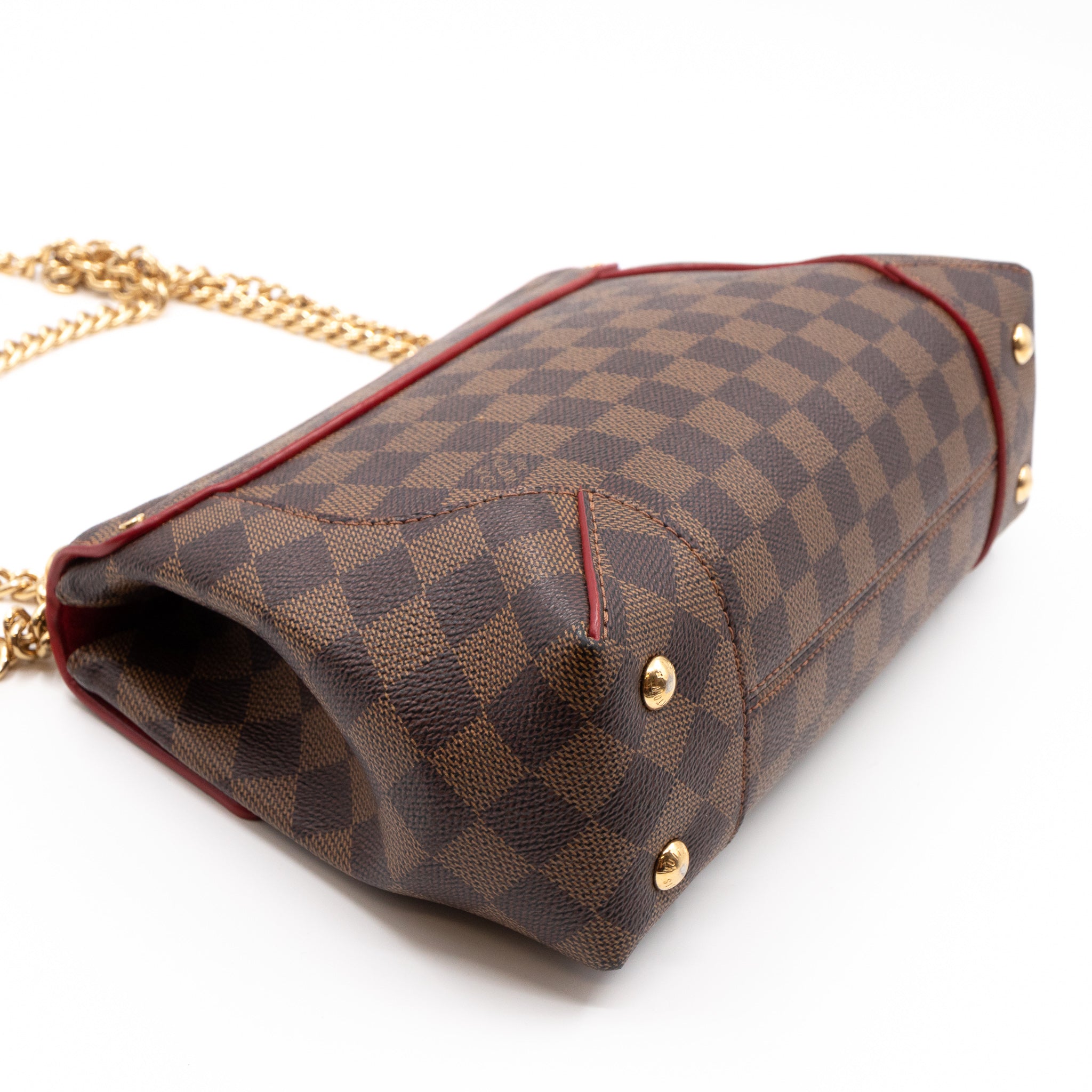 Caissa Chain Clutch Damier Ebene