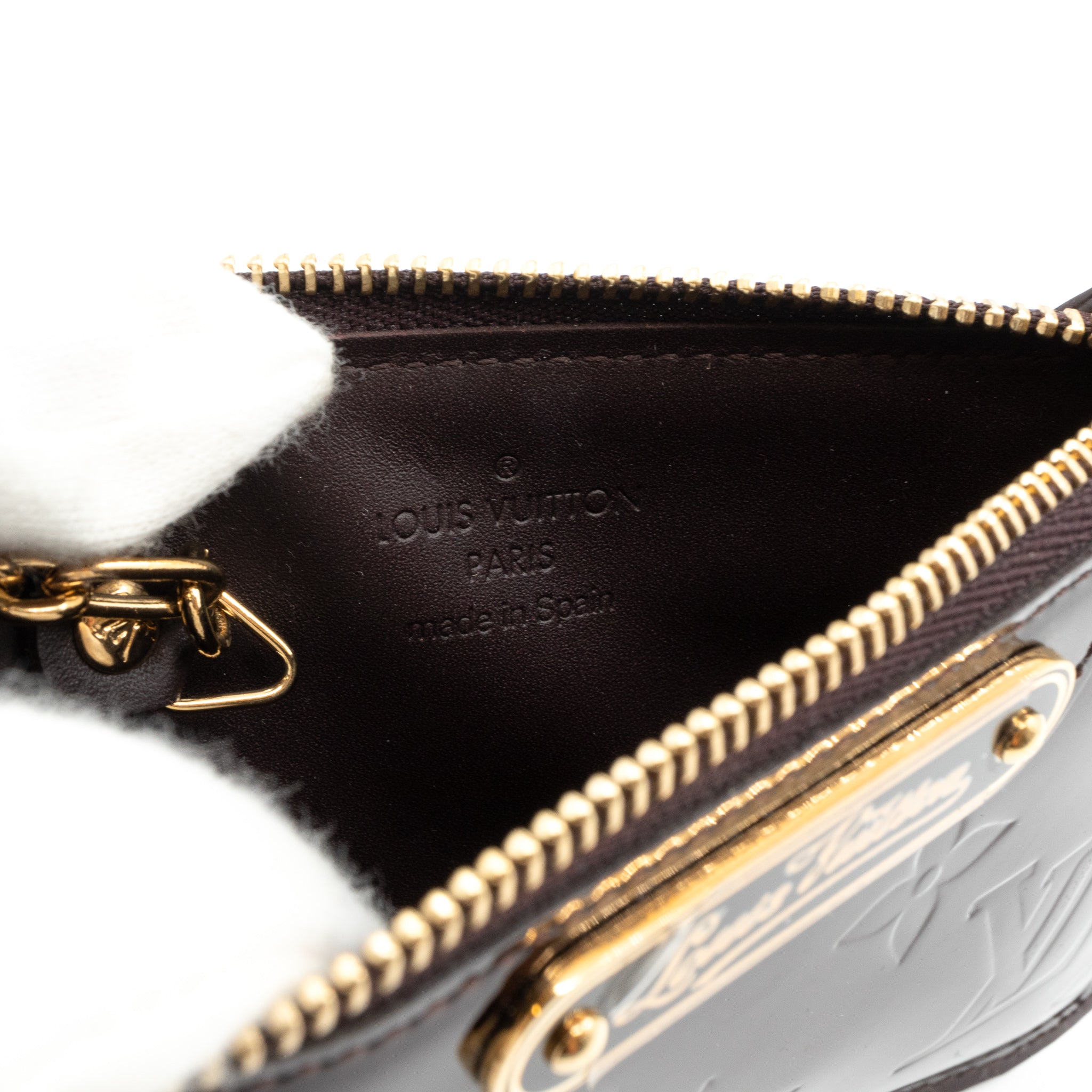 Key Pouch Vernis Amarante