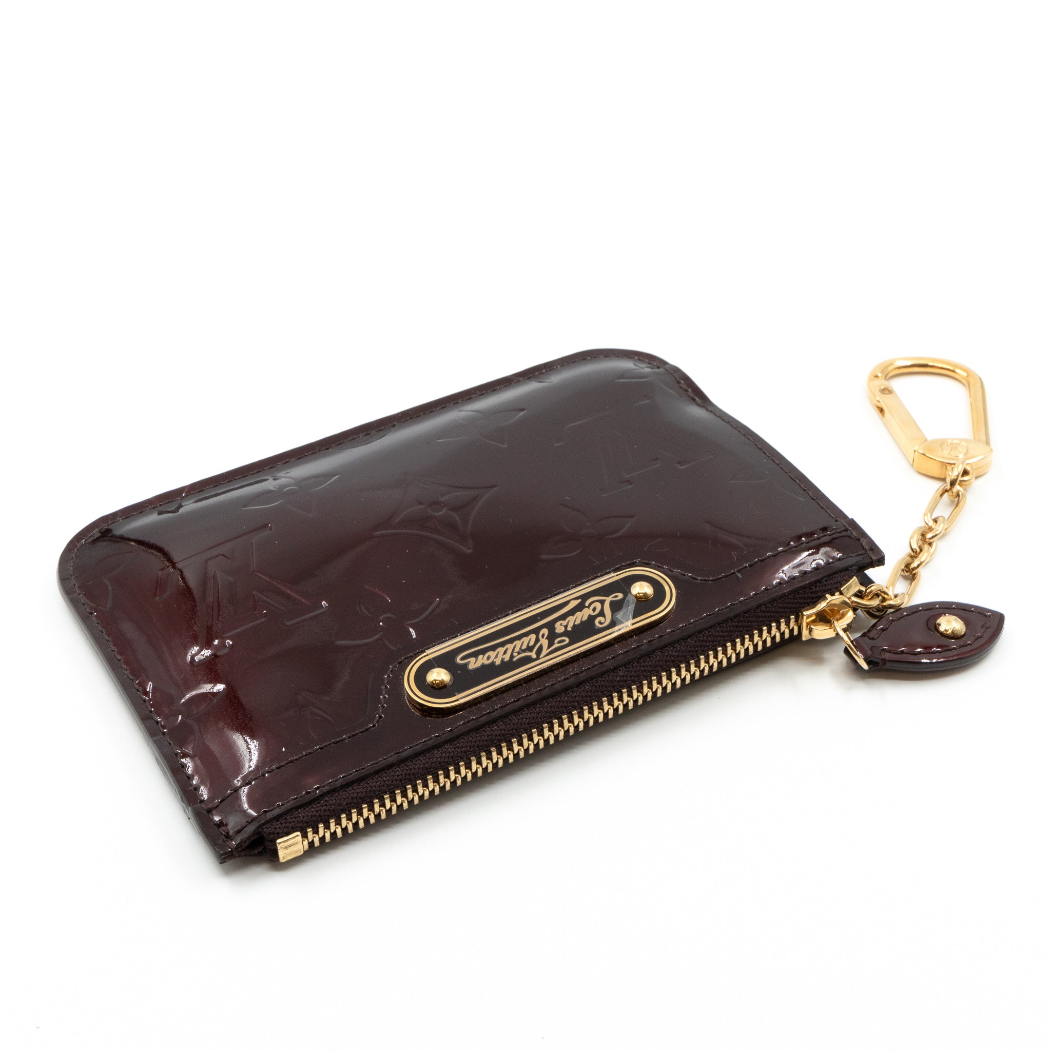 Key Pouch Vernis Amarante