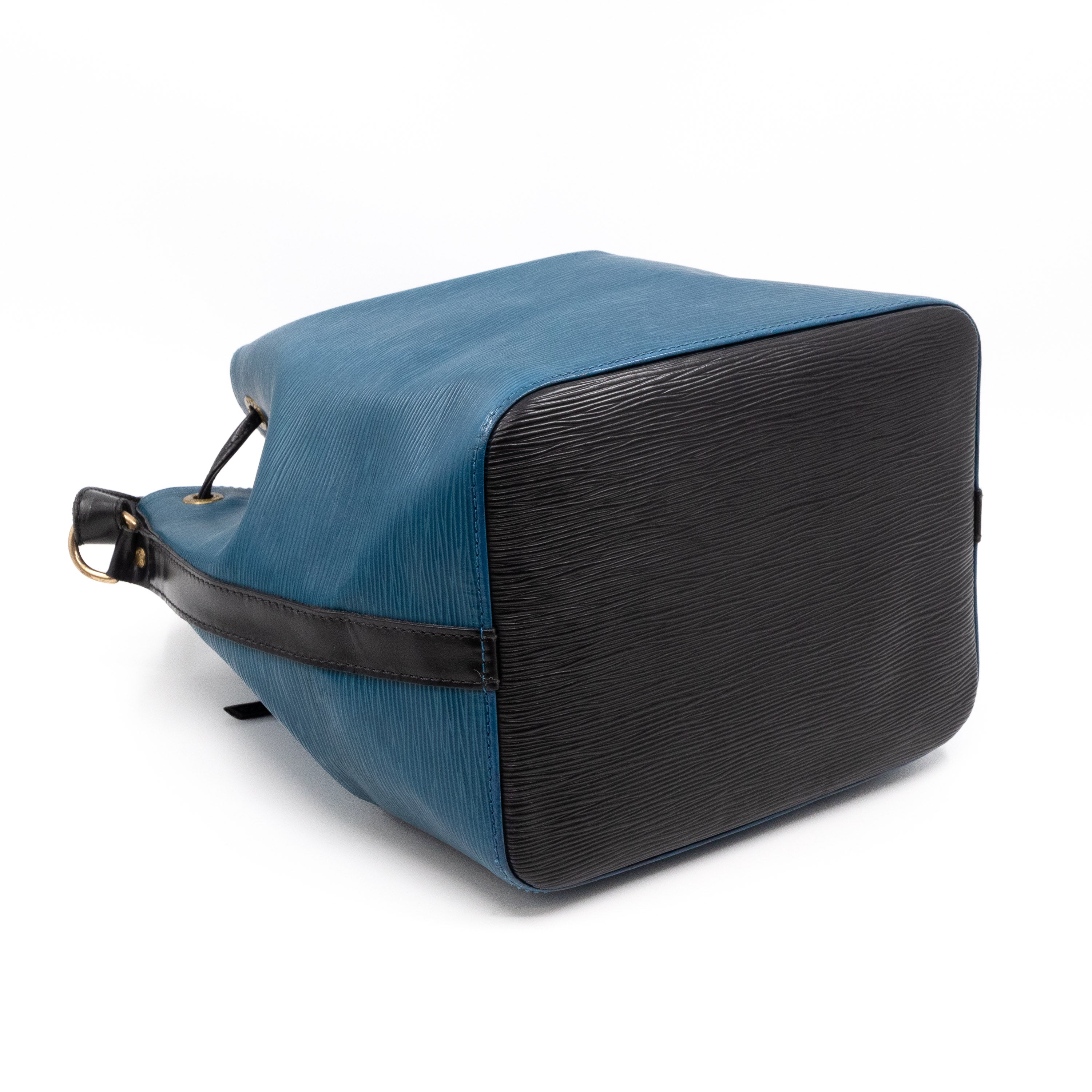 Petit Noe Epi Leather Blue & Black