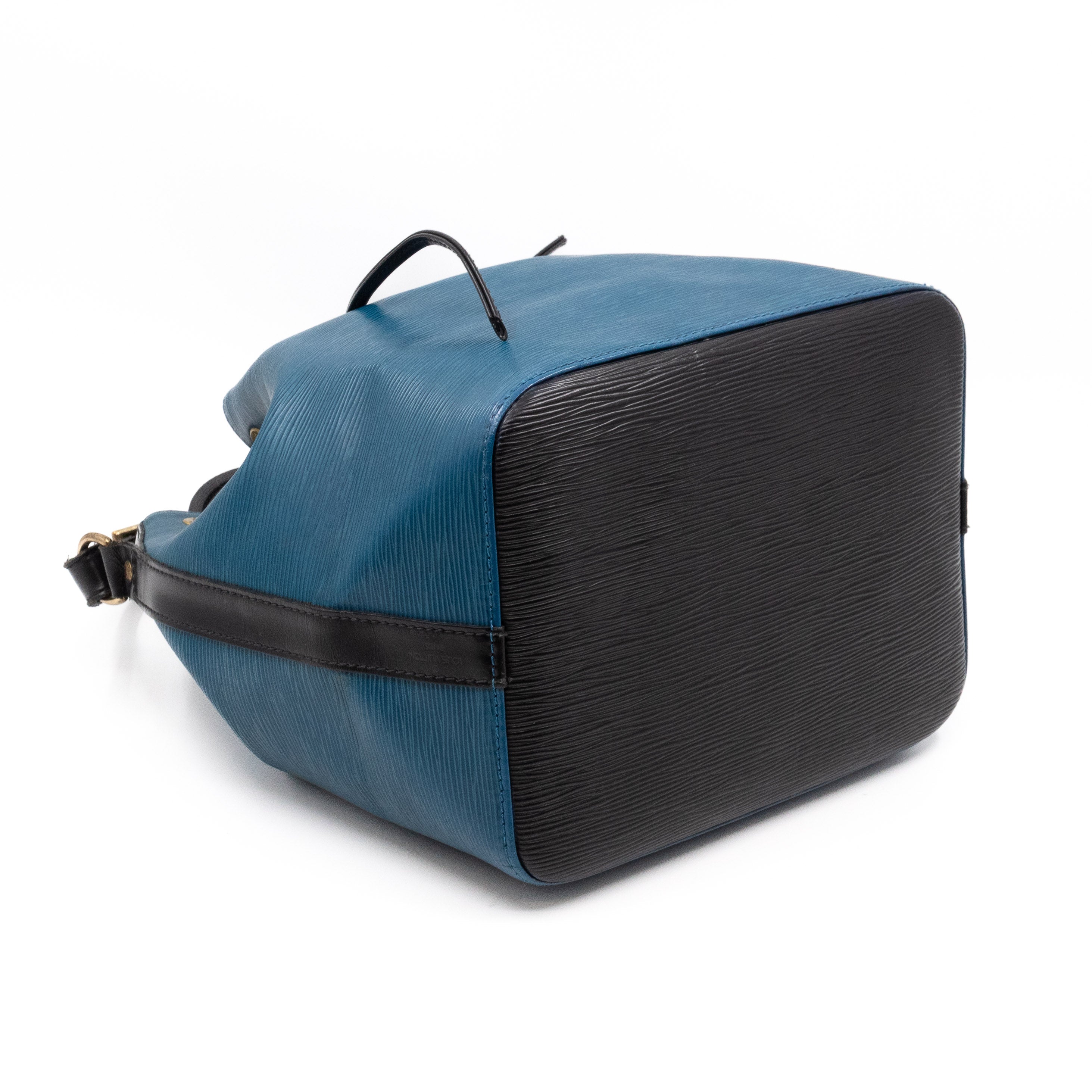 Petit Noe Epi Leather Blue & Black