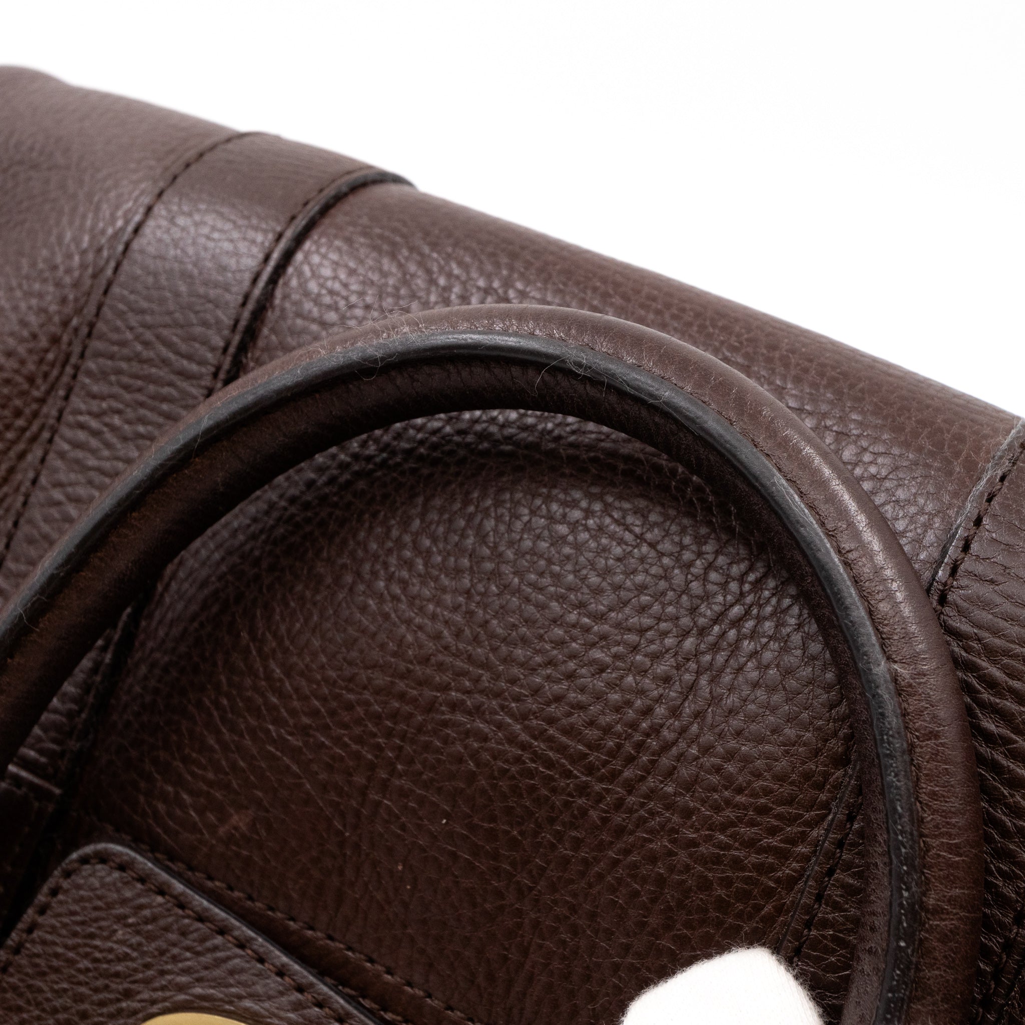 Small Bayswater Satchel Brown Leather