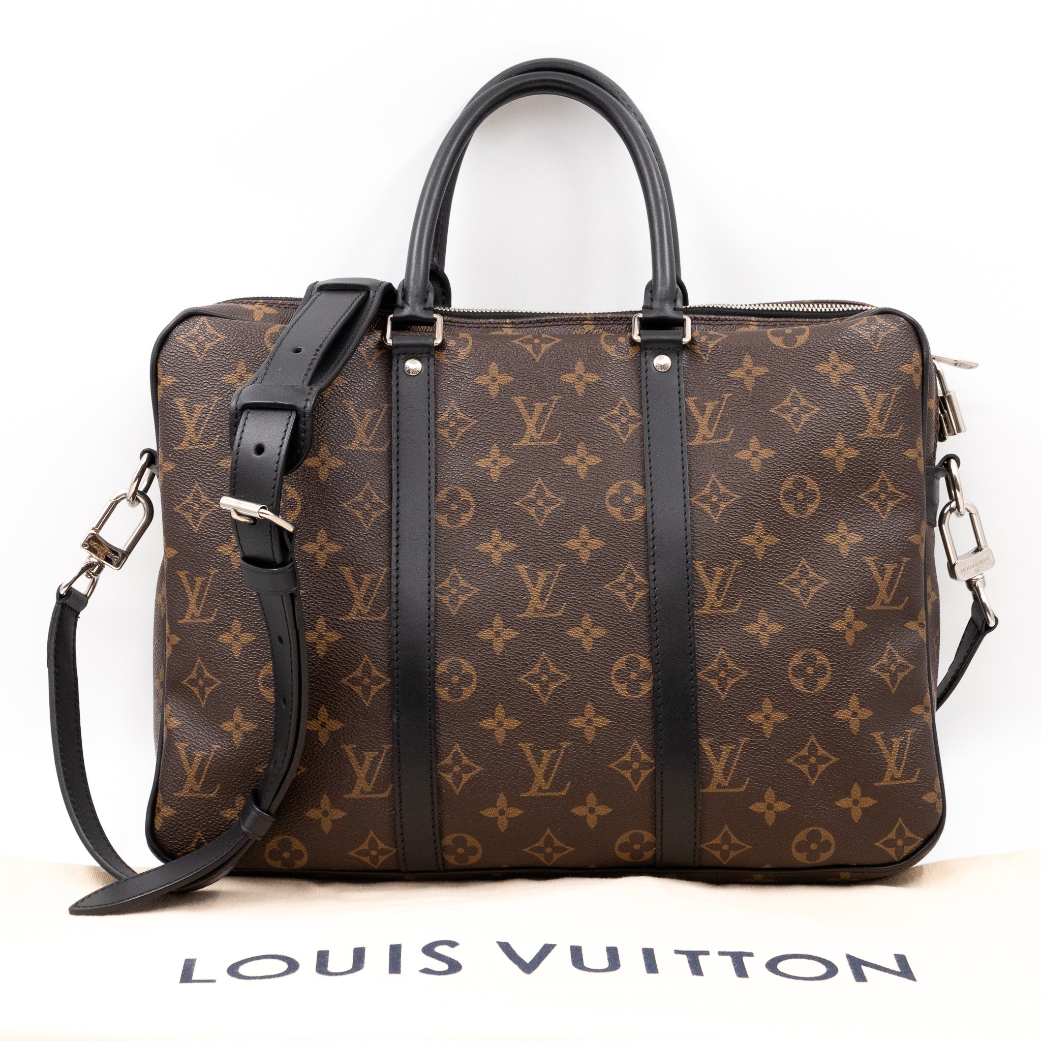 Porte-Documents Voyage PM Monogram Macassar