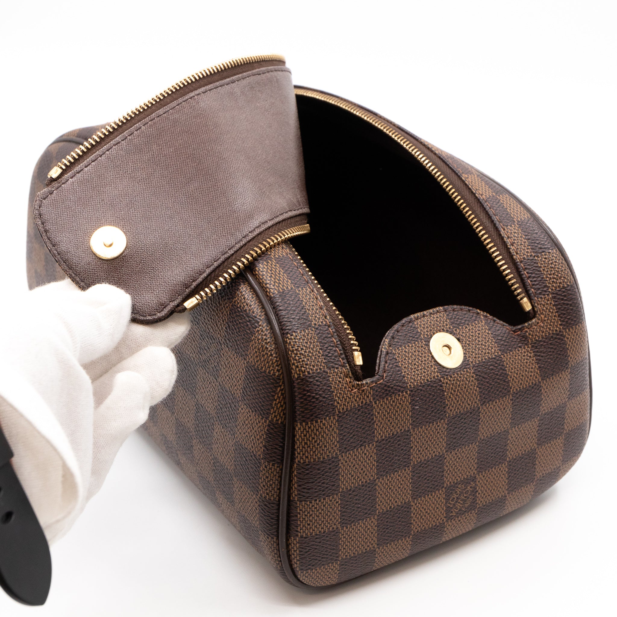 Dopp Kit Toilet Pouch Damier Ebene