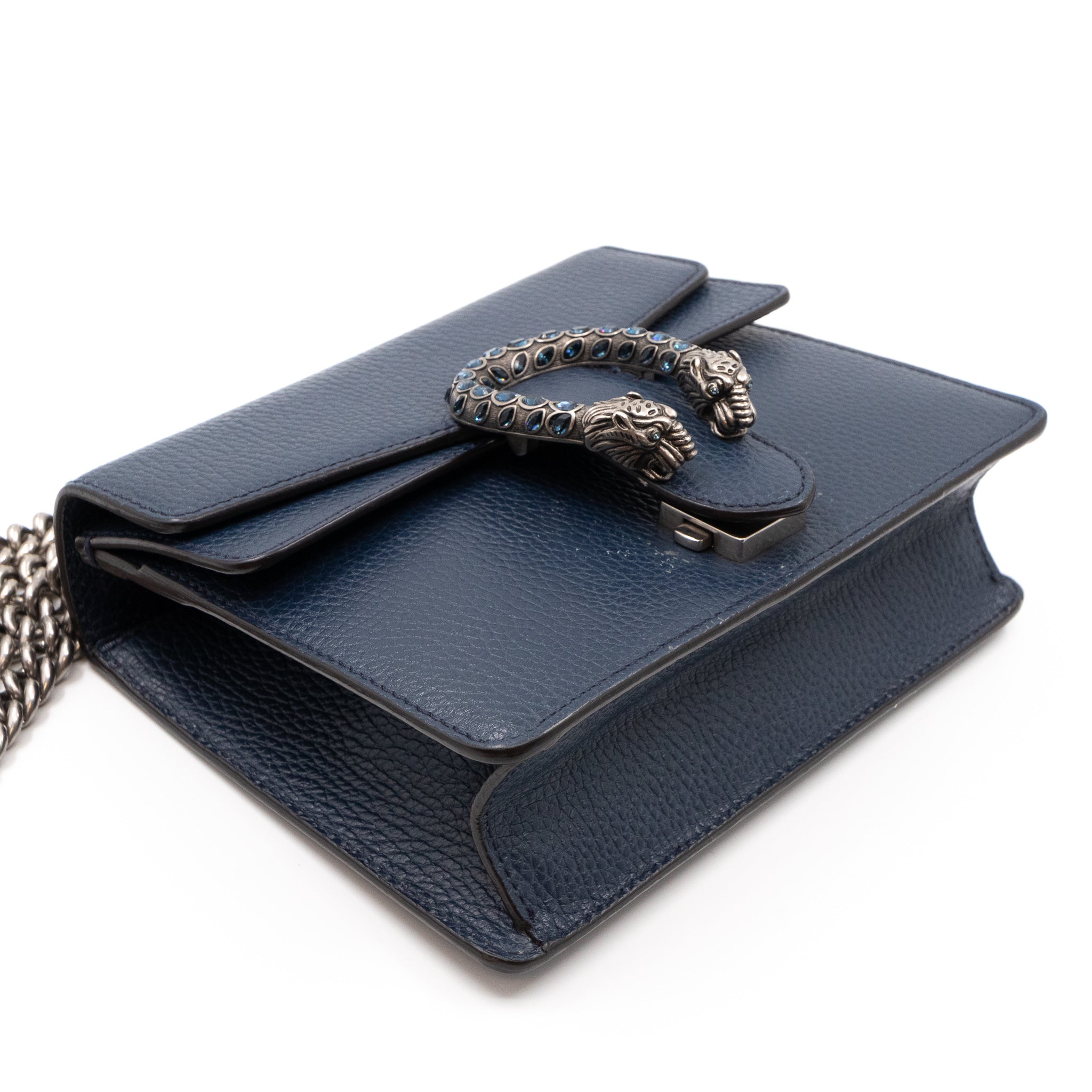 Dionysus Mini Navy Leather