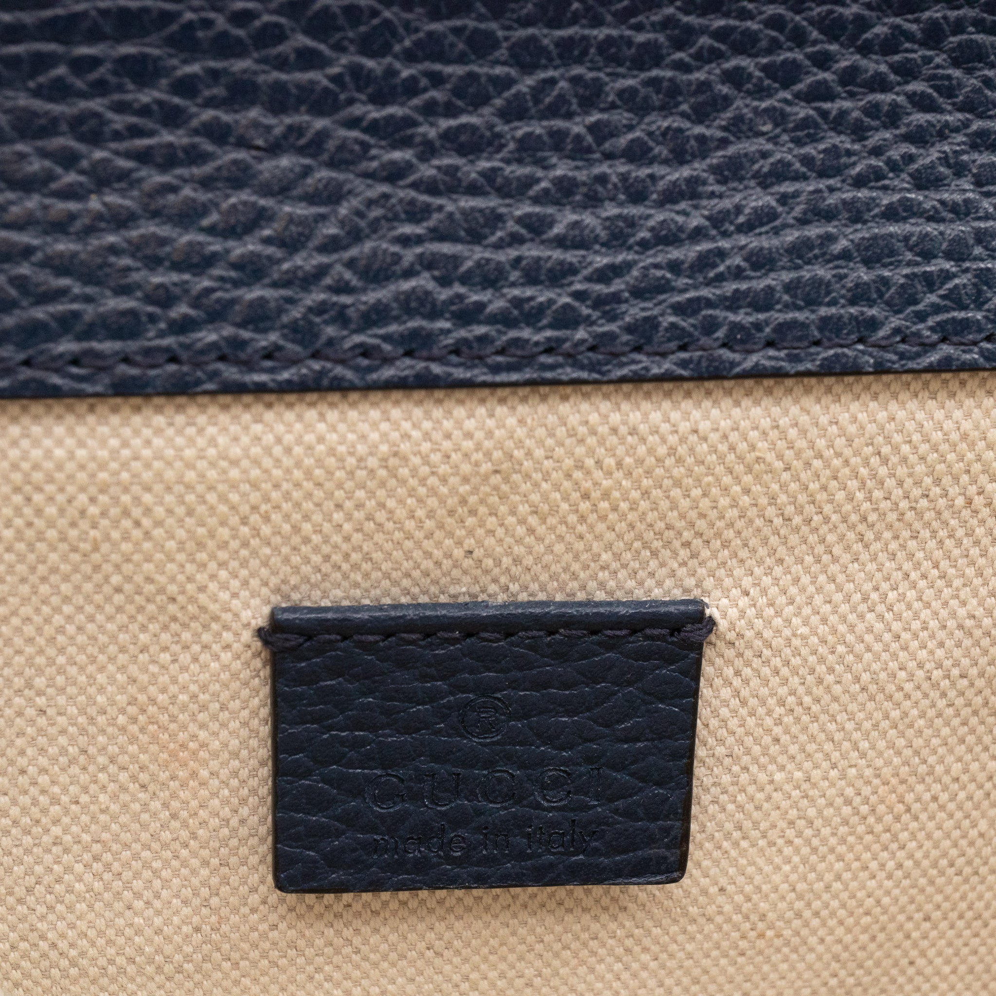 Dionysus Mini Navy Leather