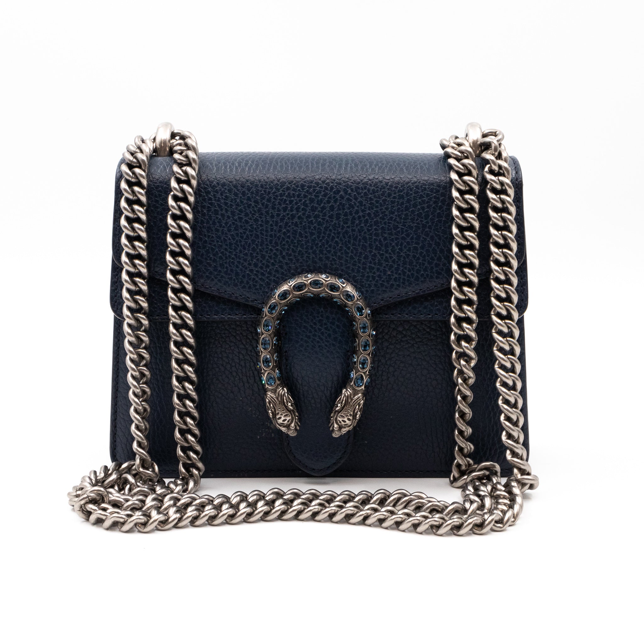 Dionysus Mini Navy Leather