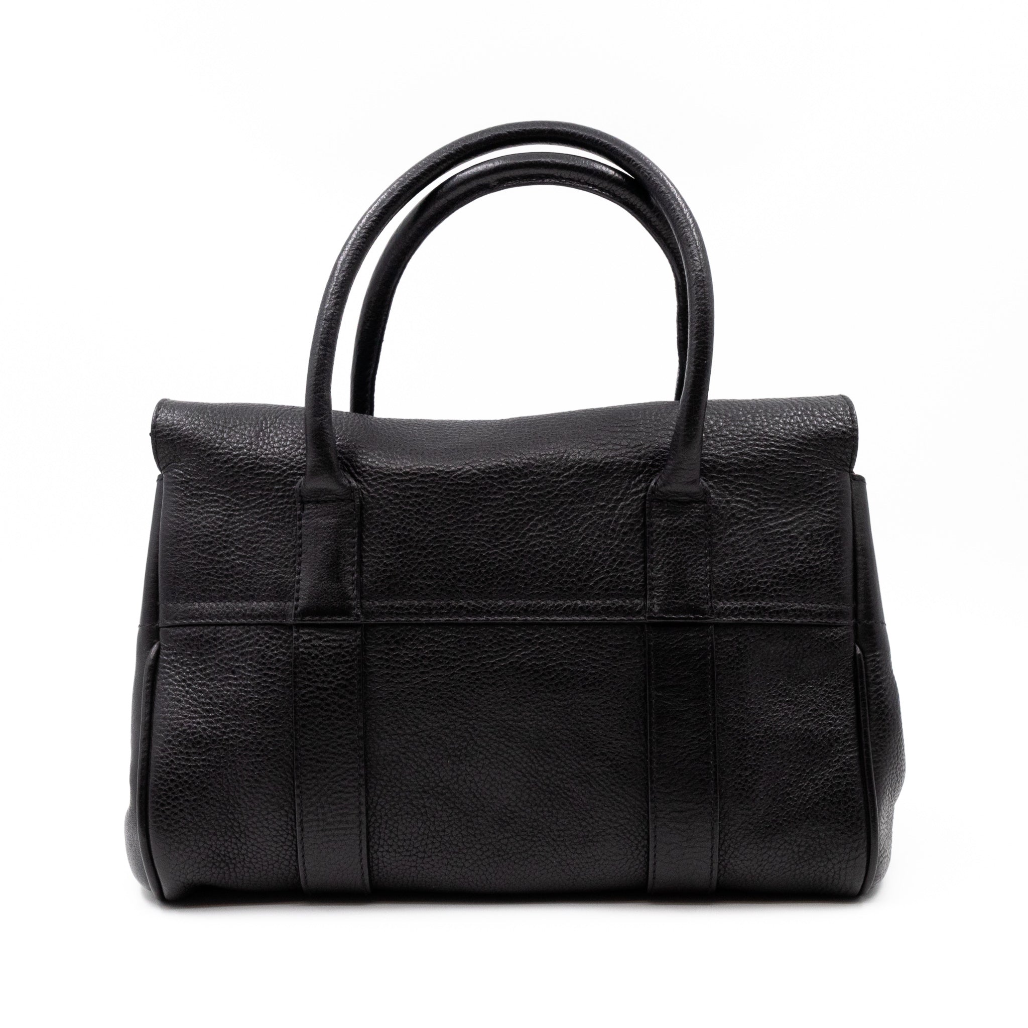 Small Bayswater Black Leather