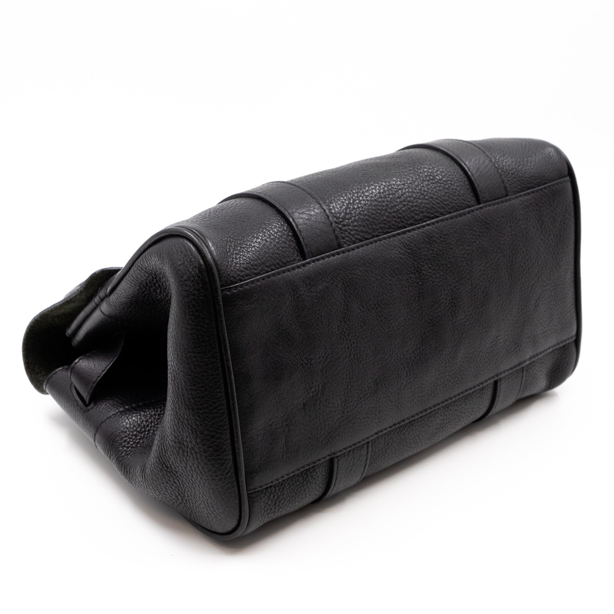 Small Bayswater Black Leather