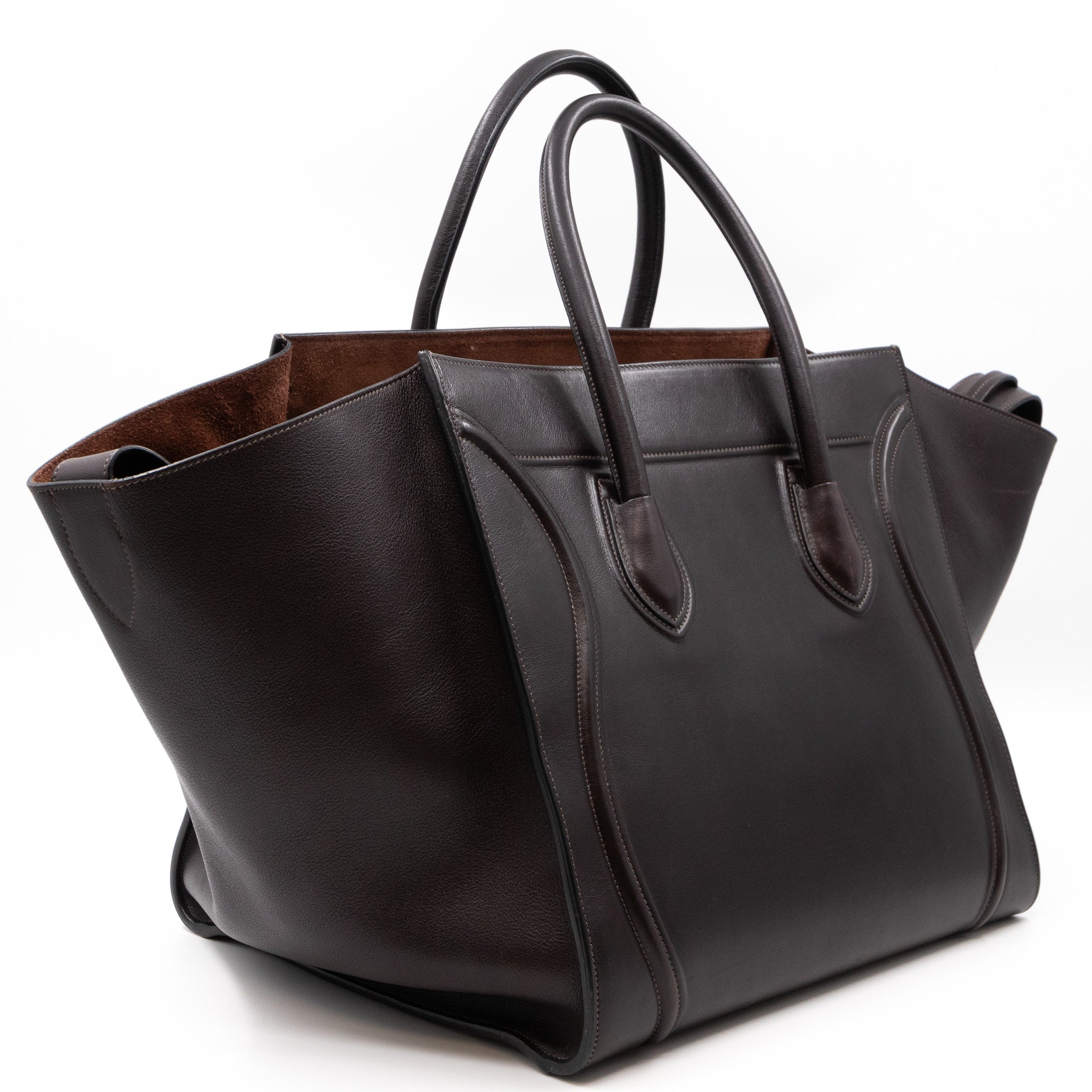 Phantom Medium Luggage Brown Leather