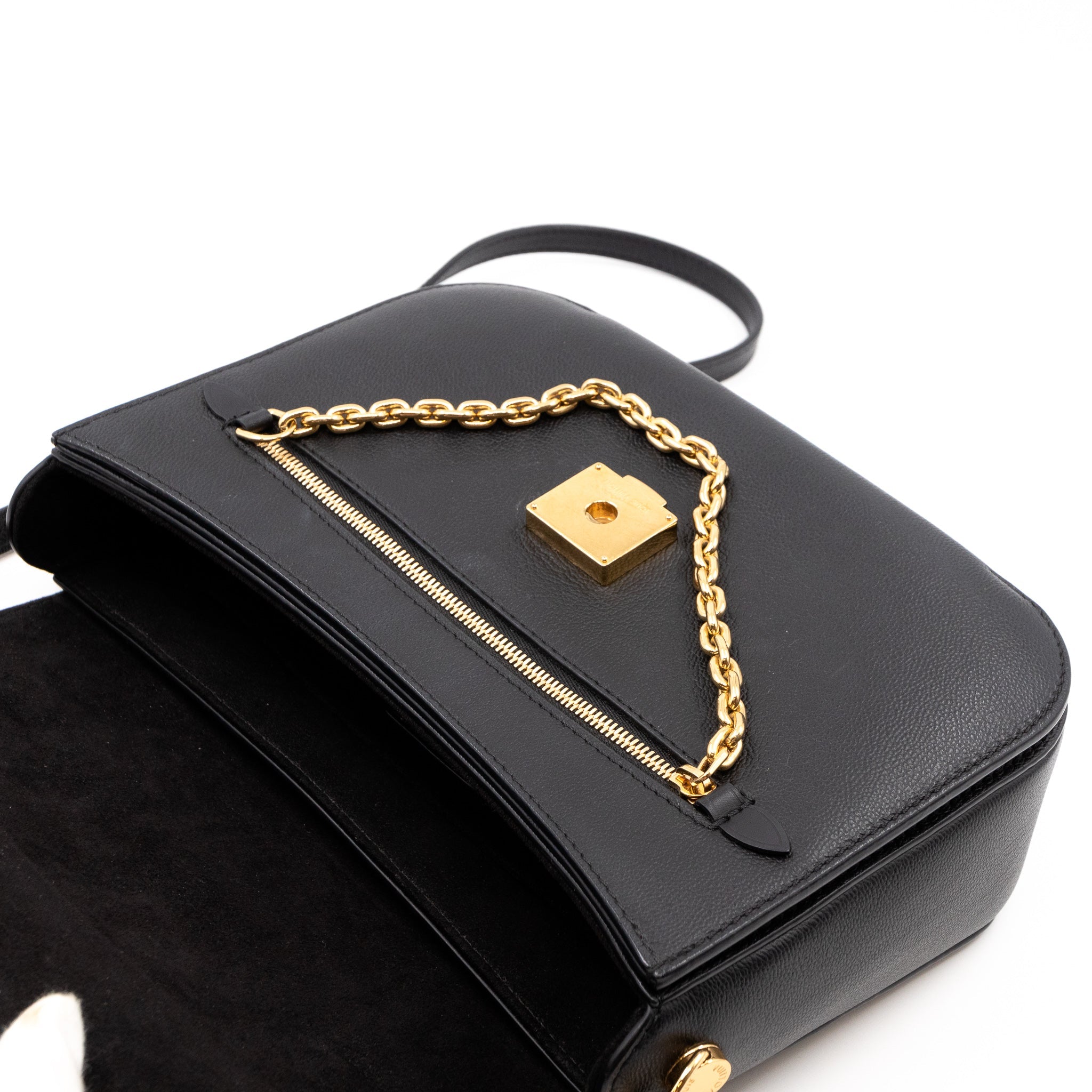 Very Messenger Monogram Leather Black