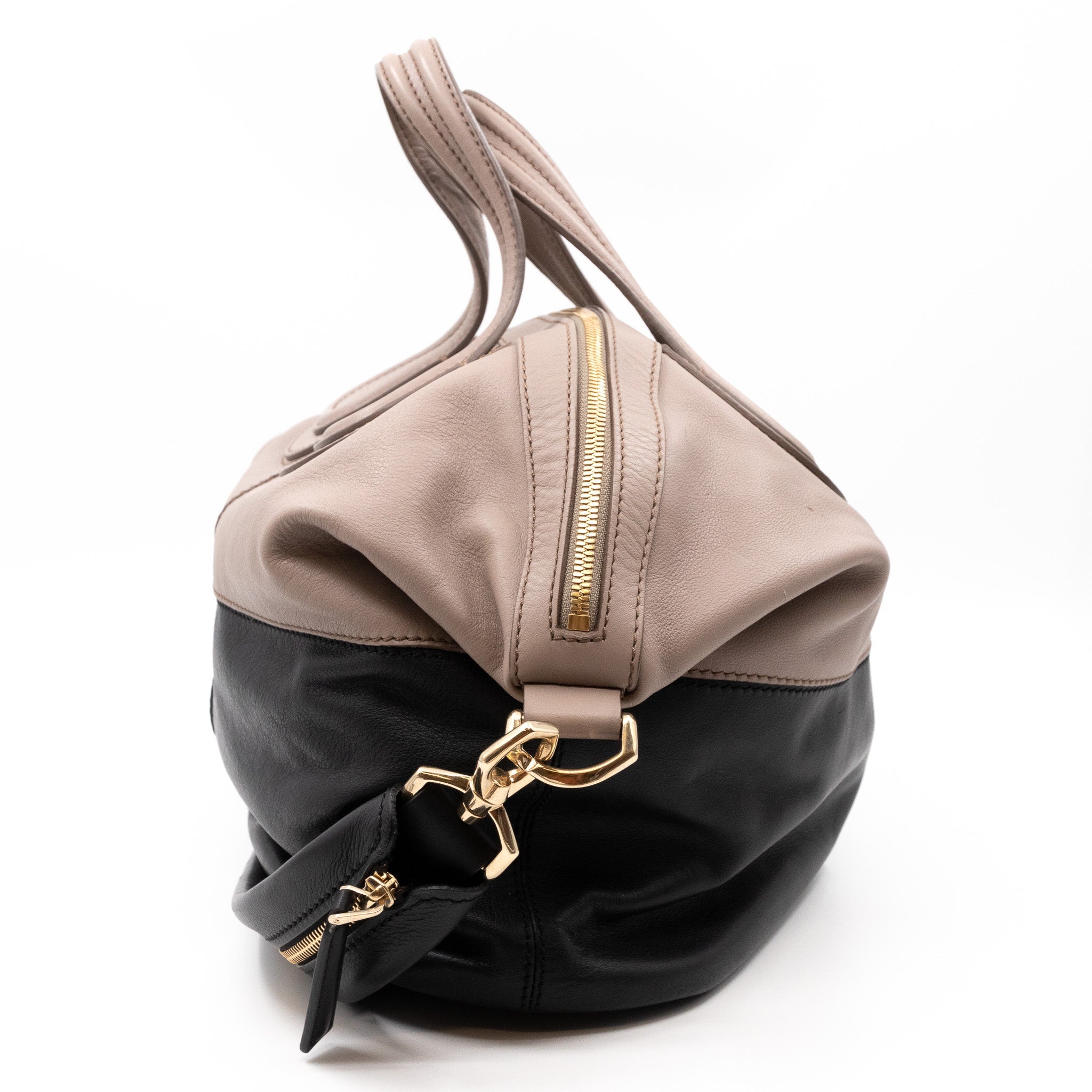 Nightingale Medium Beige & Black Leather
