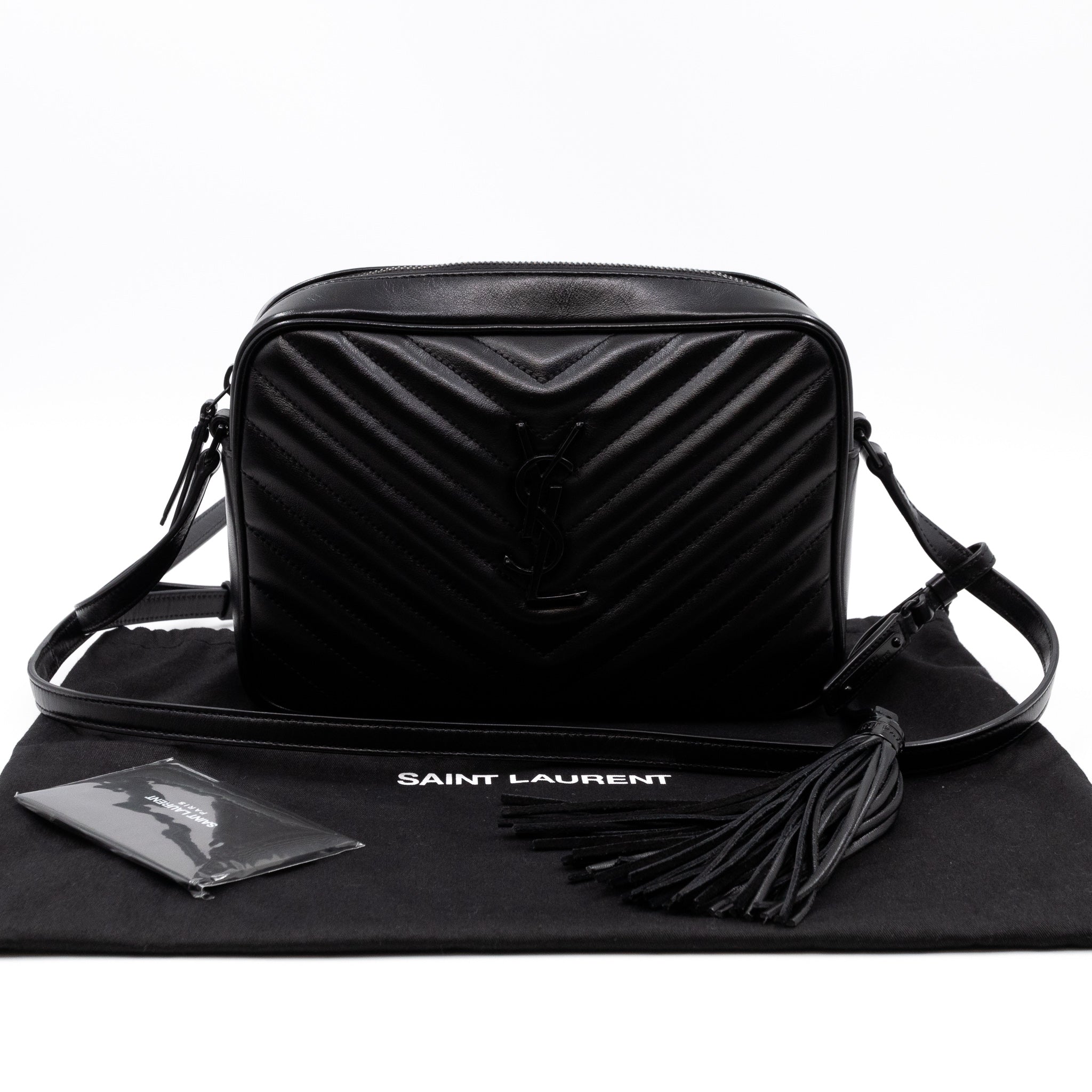 Lou Camera Bag Black Leather