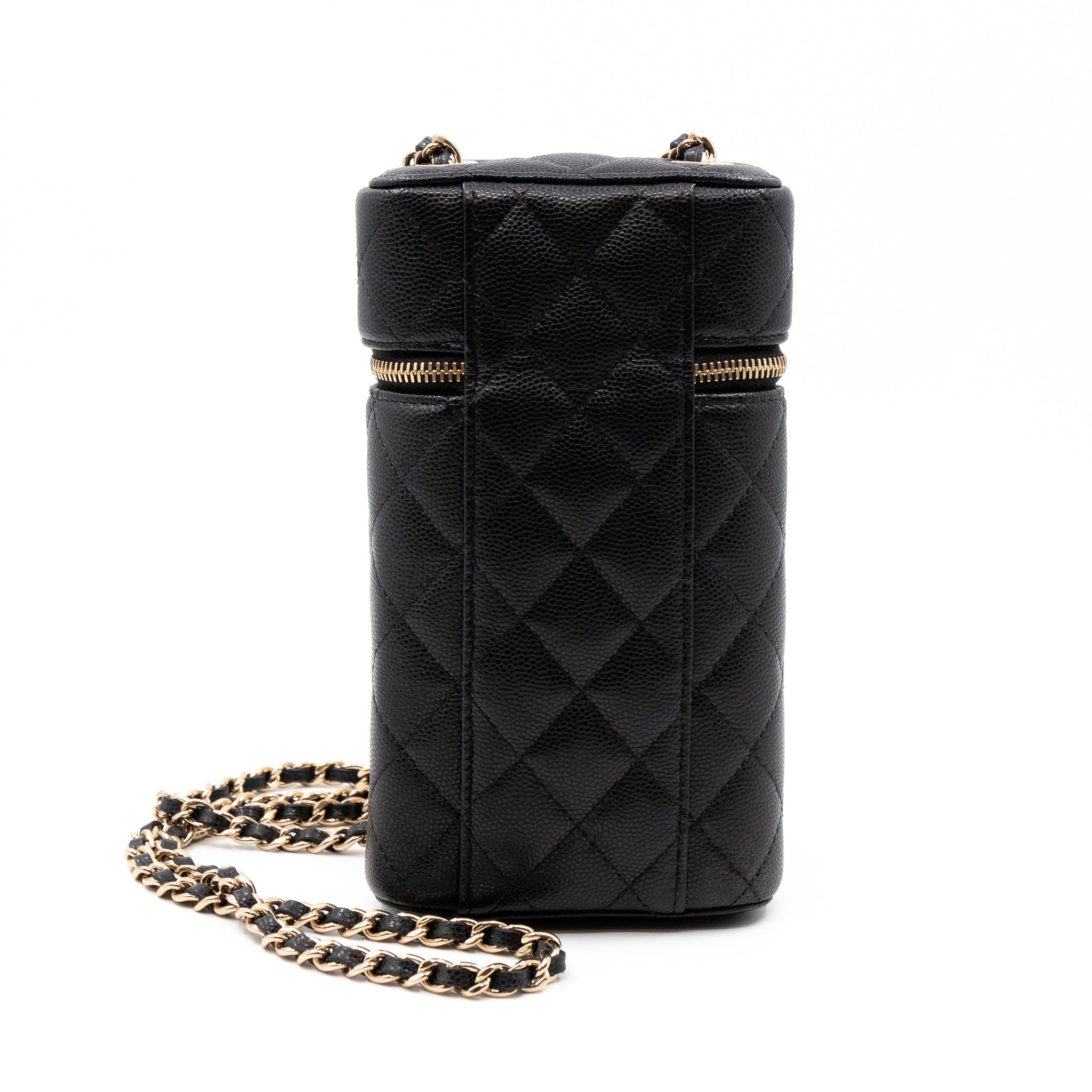 Vanity On Chain Phone Holder Black Caviar