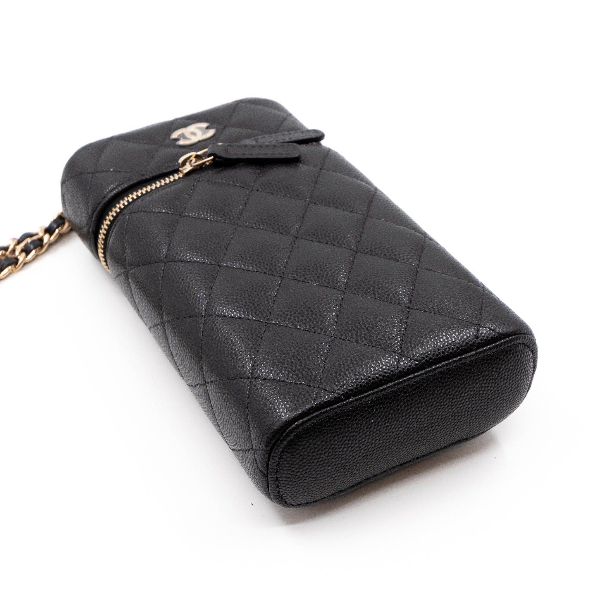 Vanity On Chain Phone Holder Black Caviar