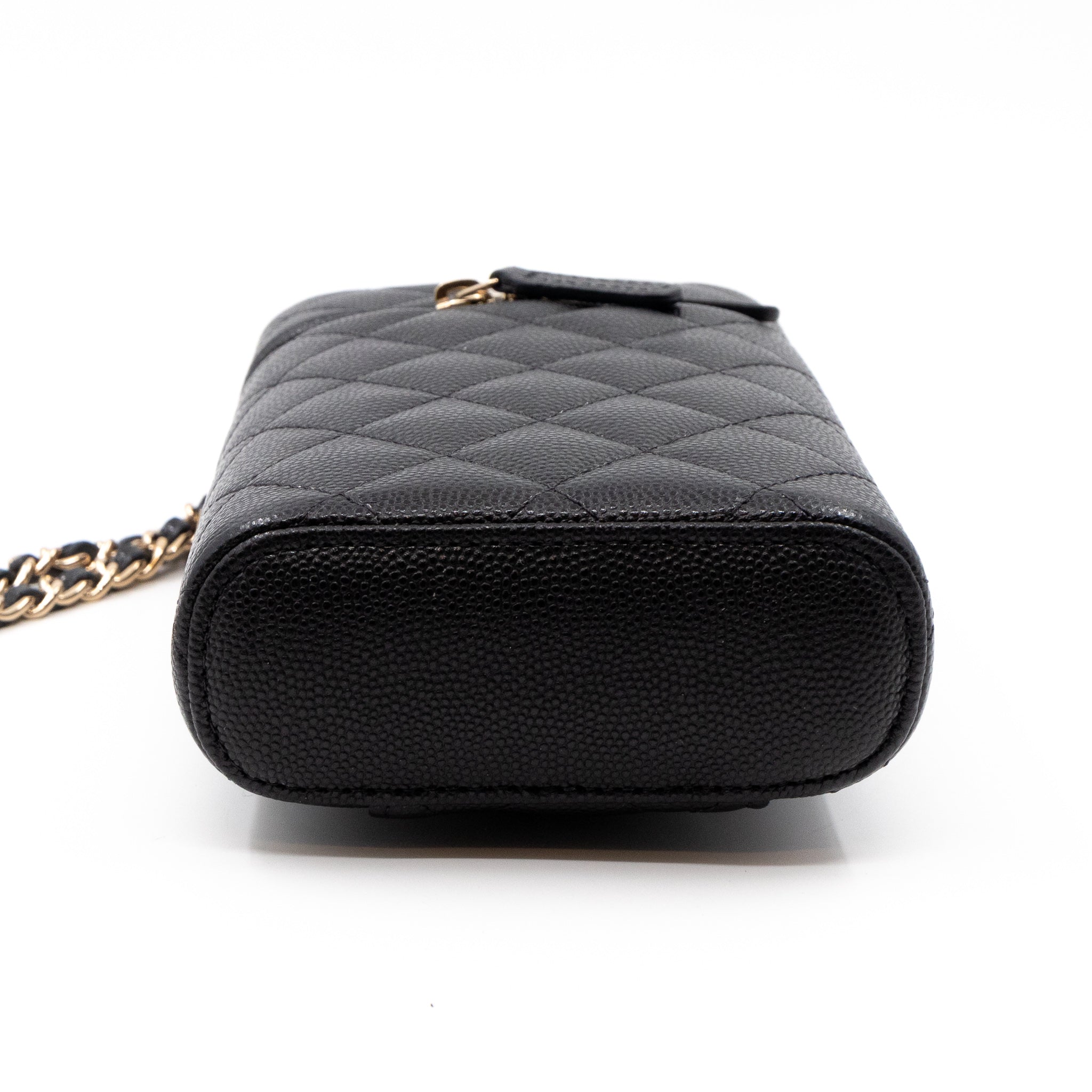Vanity On Chain Phone Holder Black Caviar