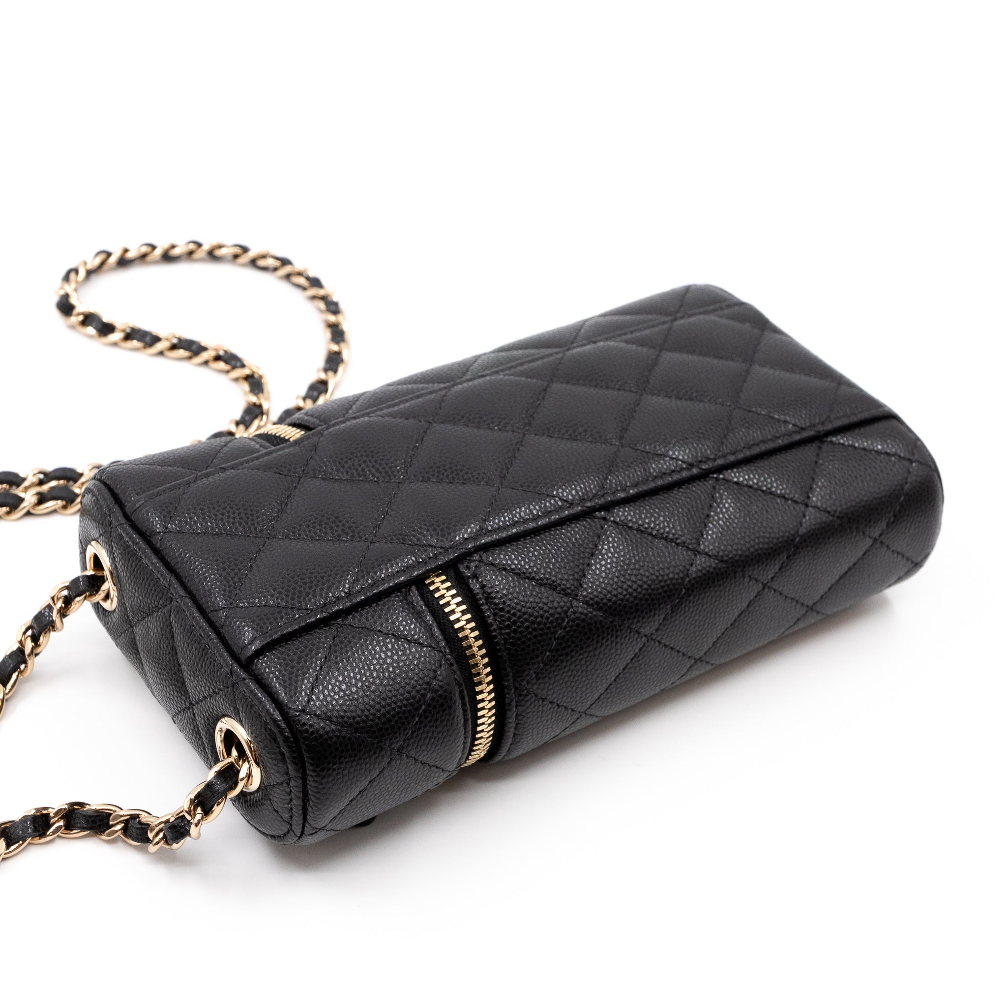 Vanity On Chain Phone Holder Black Caviar