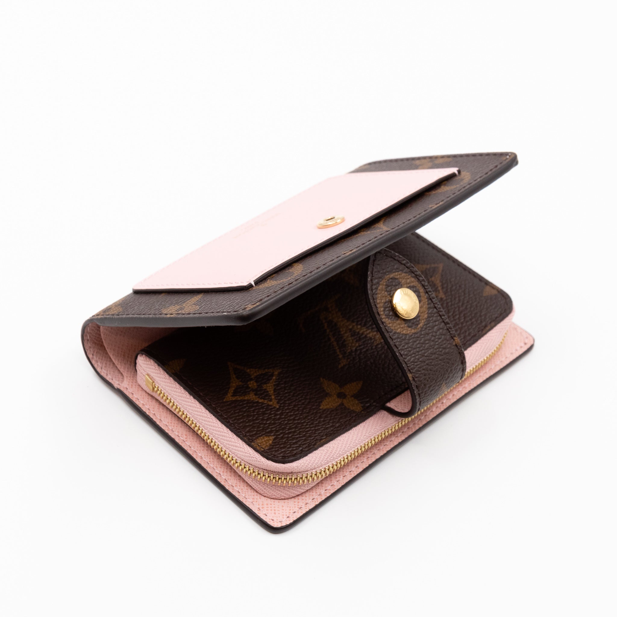 Juliette Wallet Monogram Rose Ballerine
