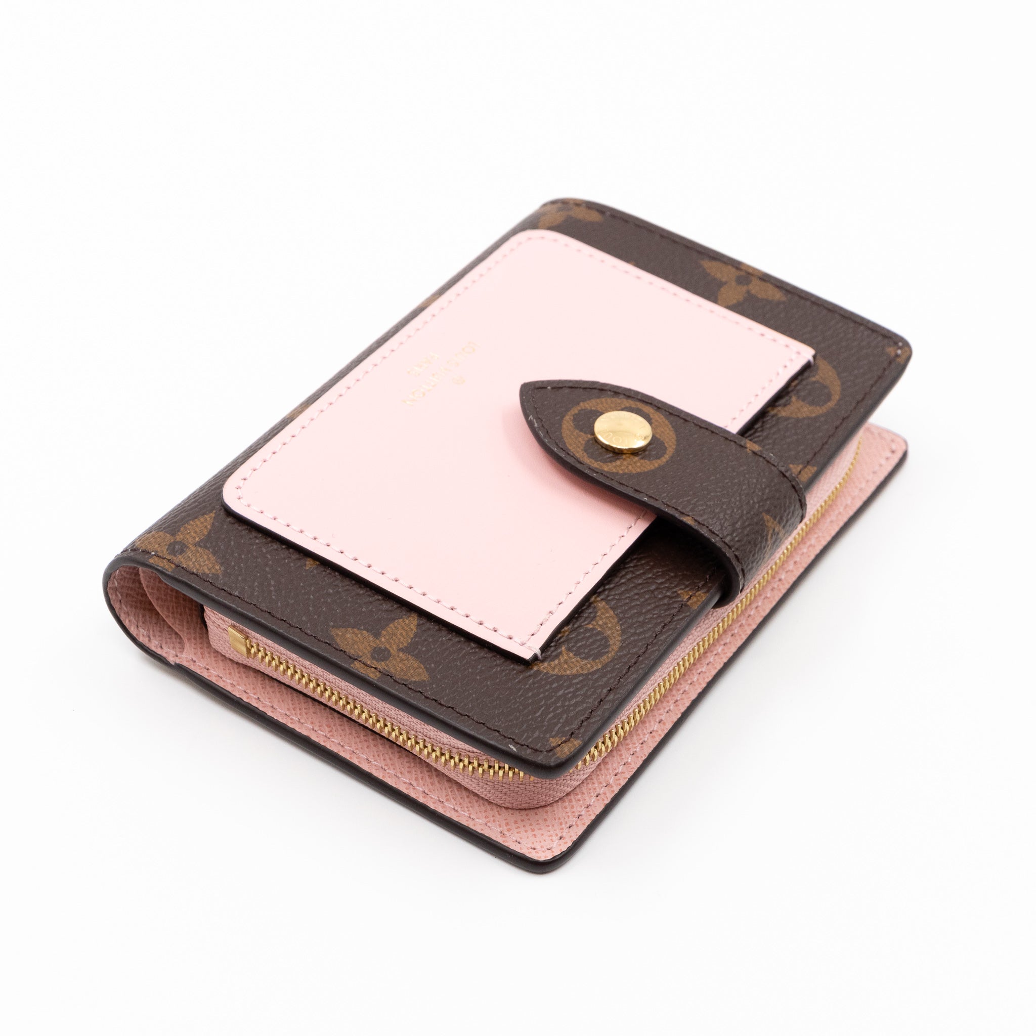 Juliette Wallet Monogram Rose Ballerine