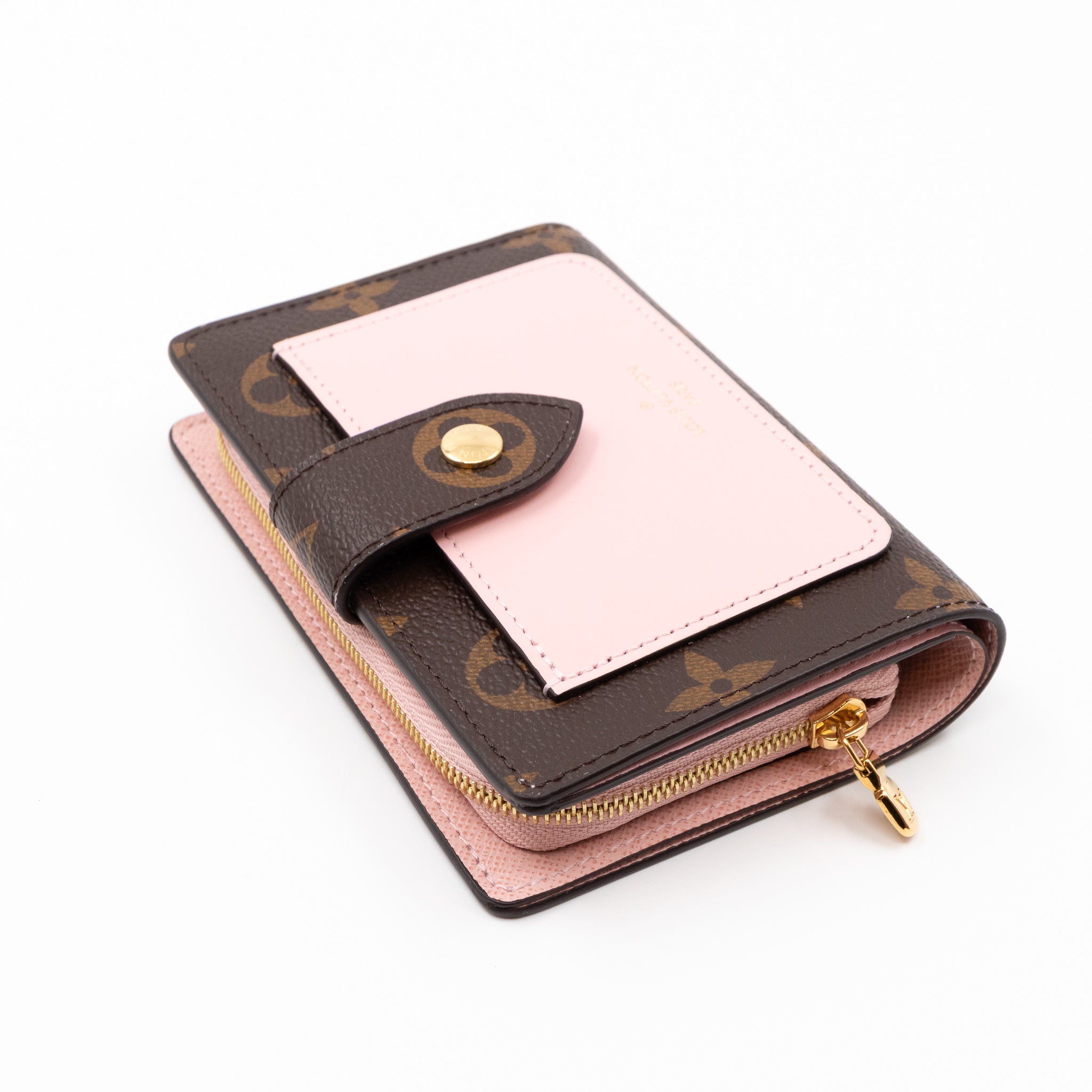 Juliette Wallet Monogram Rose Ballerine
