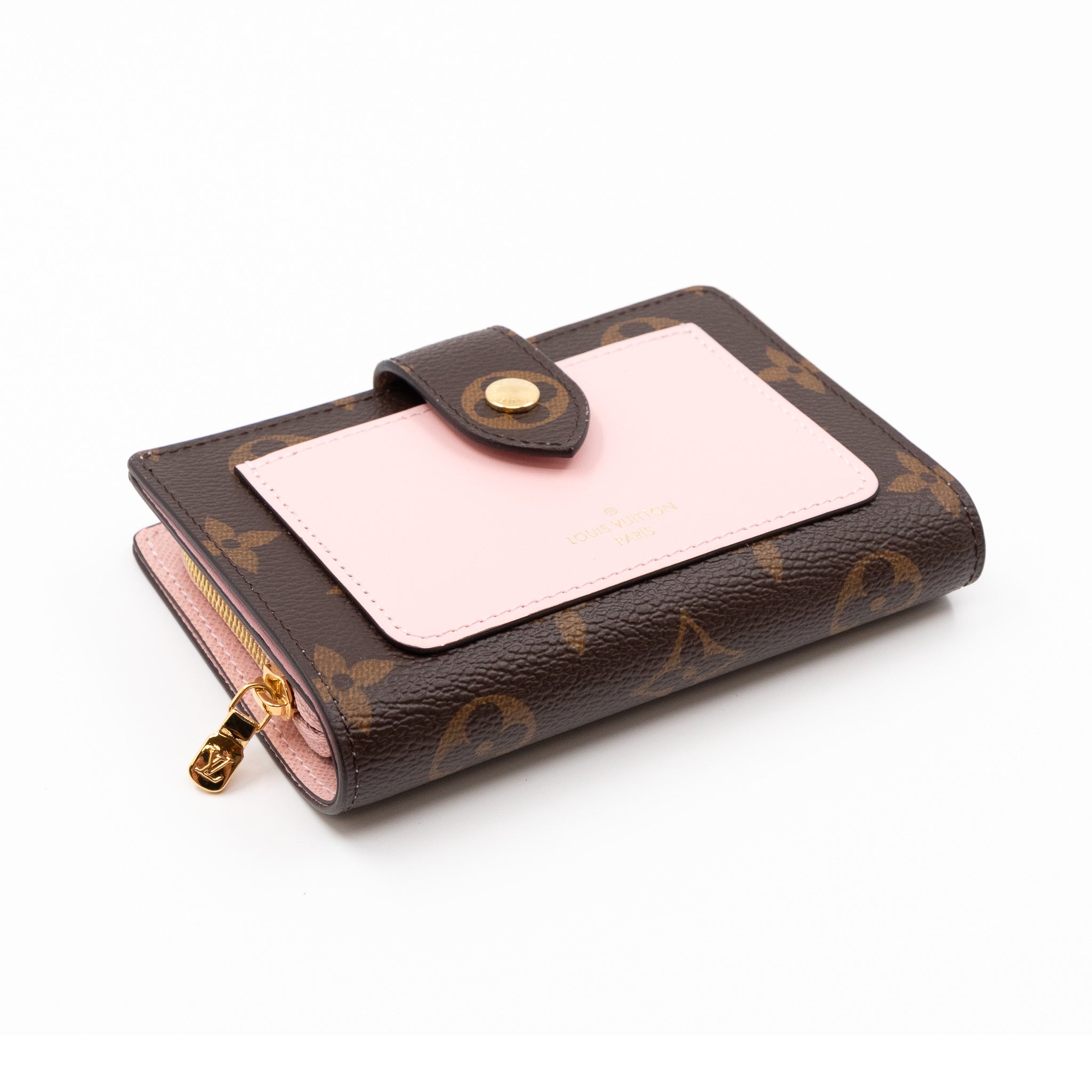 Juliette Wallet Monogram Rose Ballerine