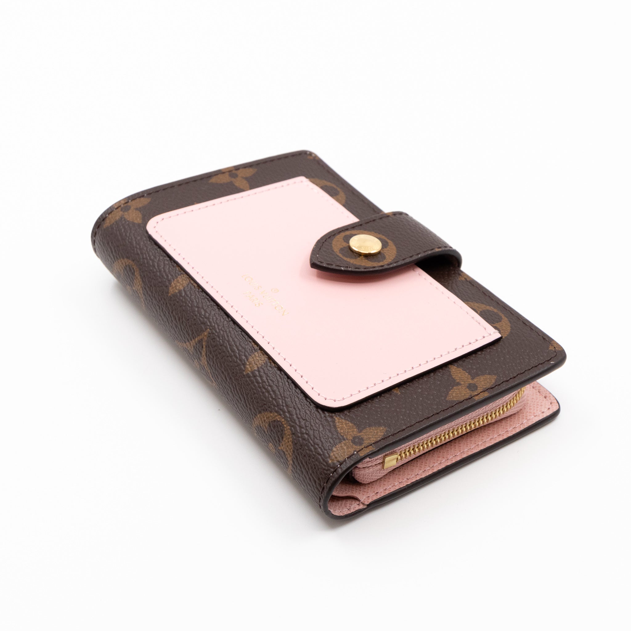 Juliette Wallet Monogram Rose Ballerine