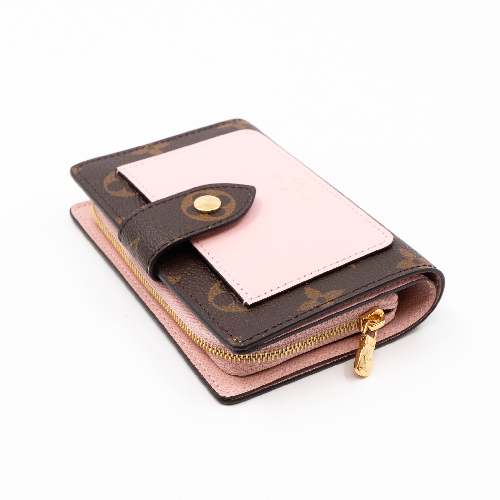 Juliette Wallet Monogram Rose Ballerine