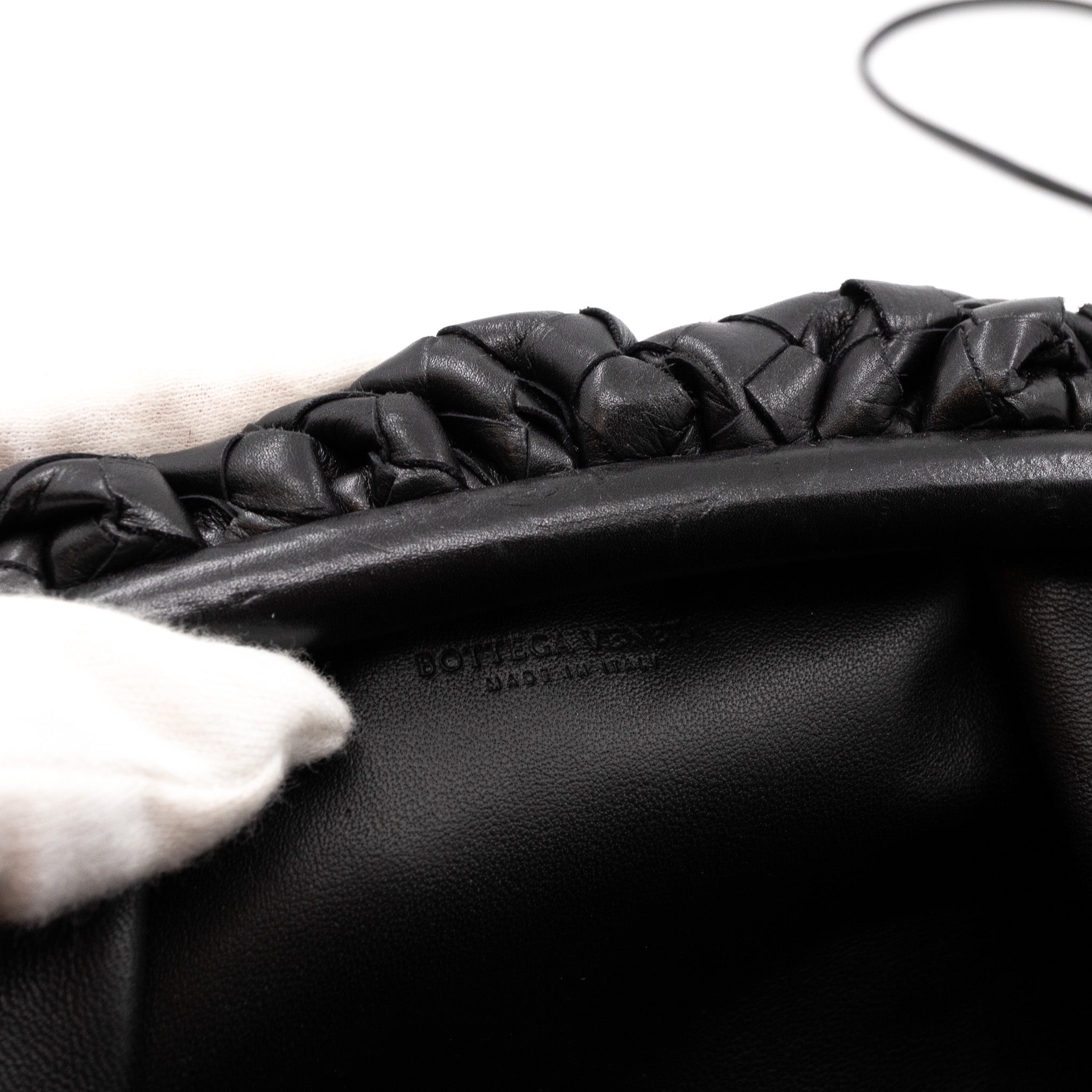 The Pouch Mini Crossbody Intrecciato Black